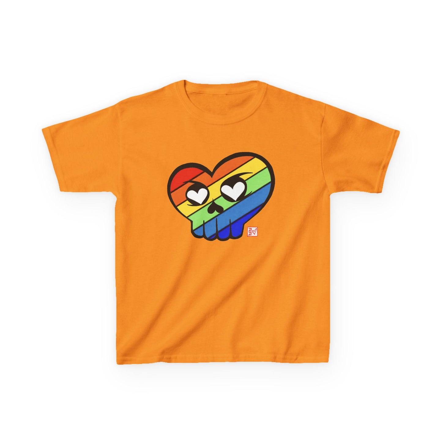 Rainbow HeartSkulls™ by KoKoLove Art