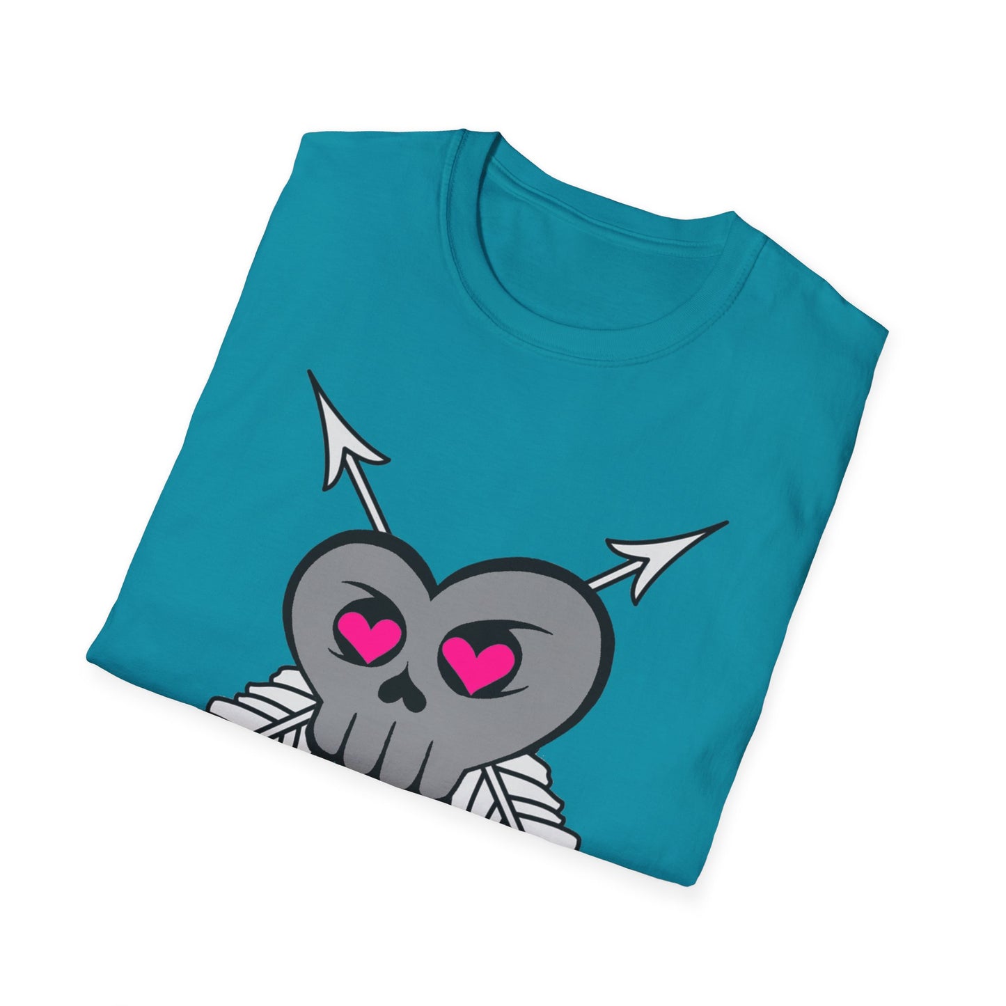 Cupid’s HeartSkulls™ Grey by KoKoLove Art