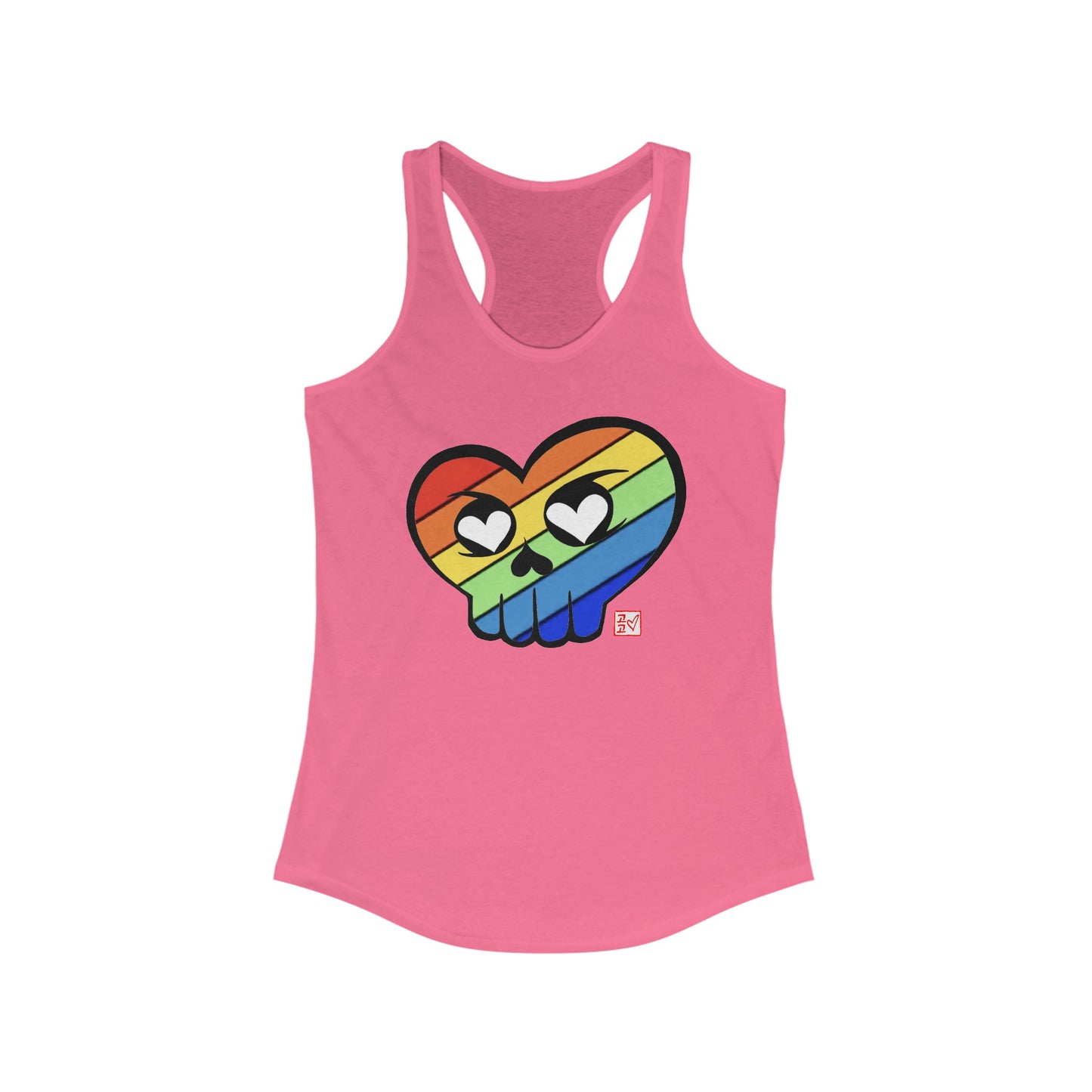 Women's “Rainbow HeartSkulls™️” Tank