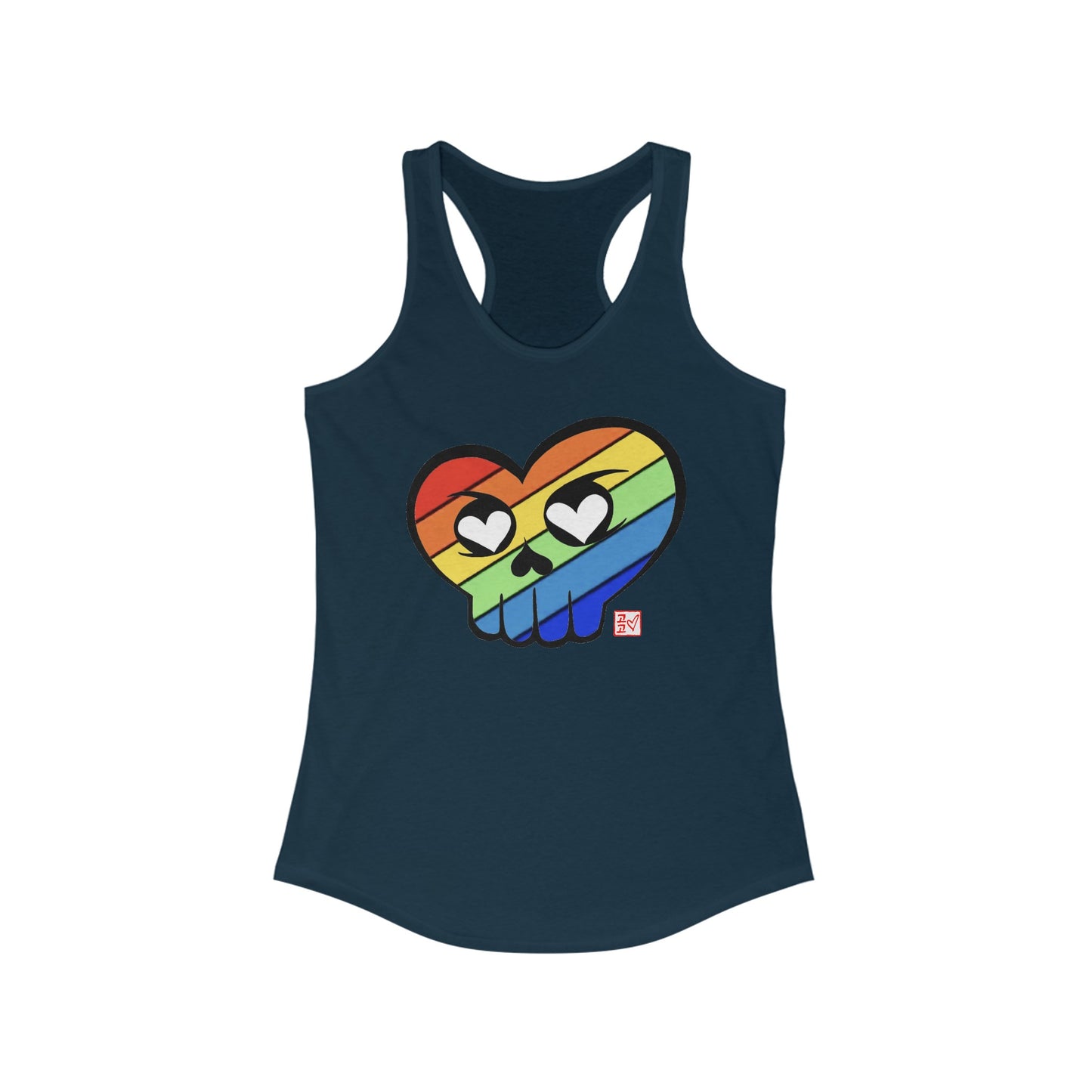 Women's “Rainbow HeartSkulls™️” Tank