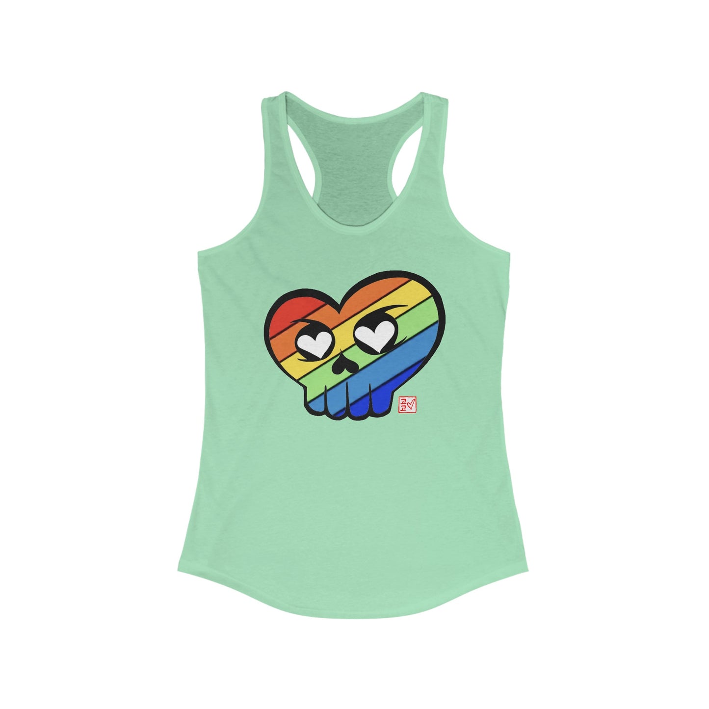 Women's “Rainbow HeartSkulls™️” Tank