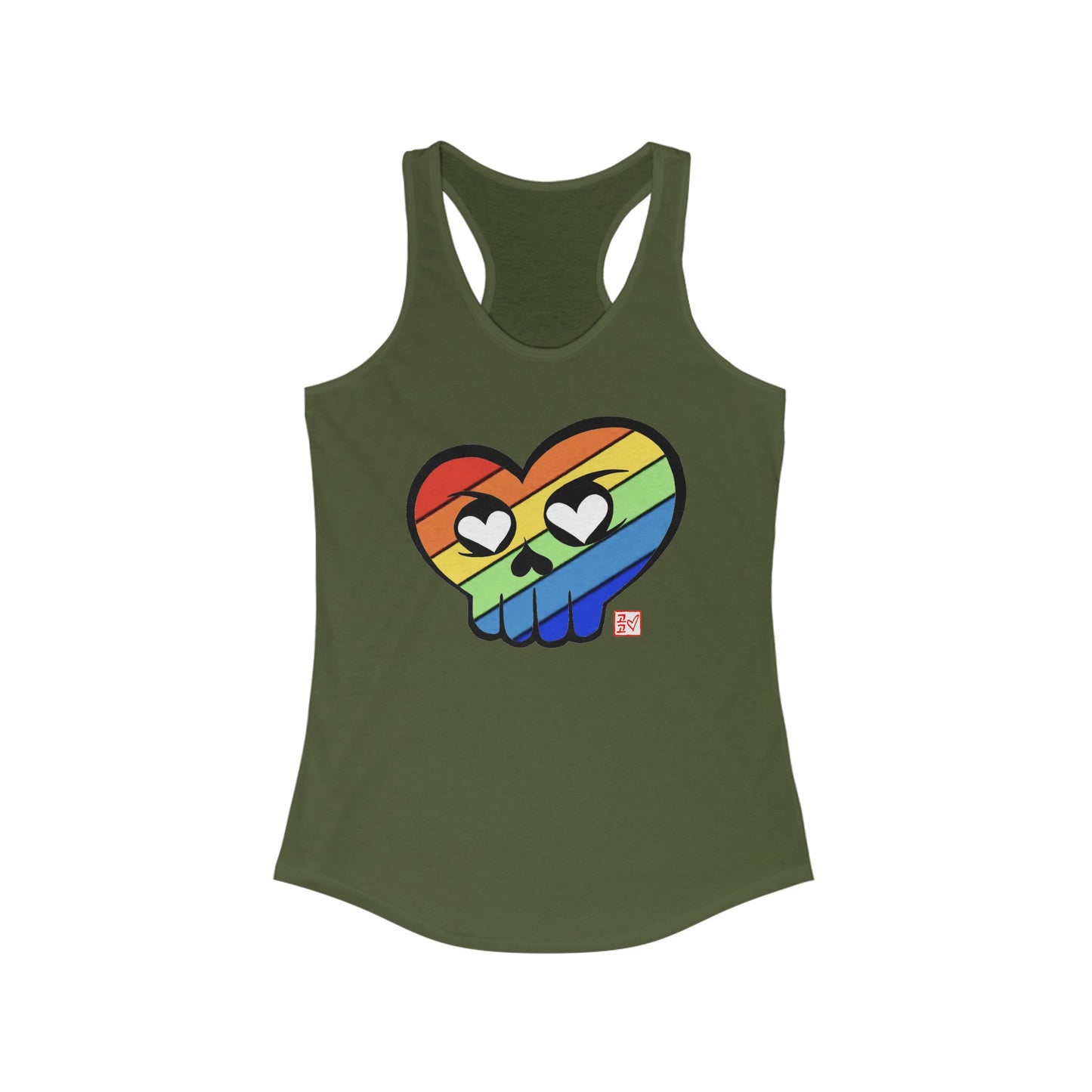 Women's “Rainbow HeartSkulls™️” Tank