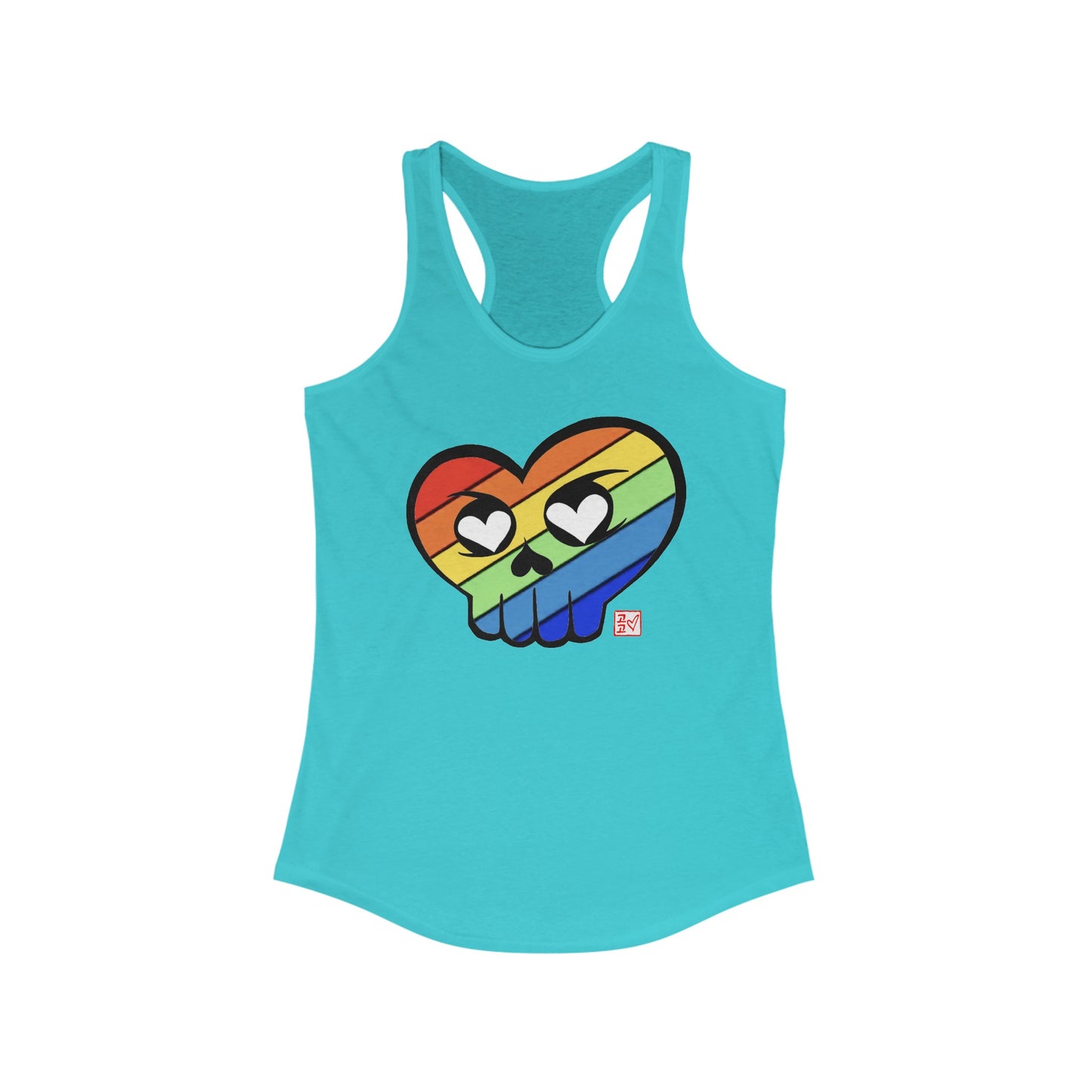 Women's “Rainbow HeartSkulls™️” Tank