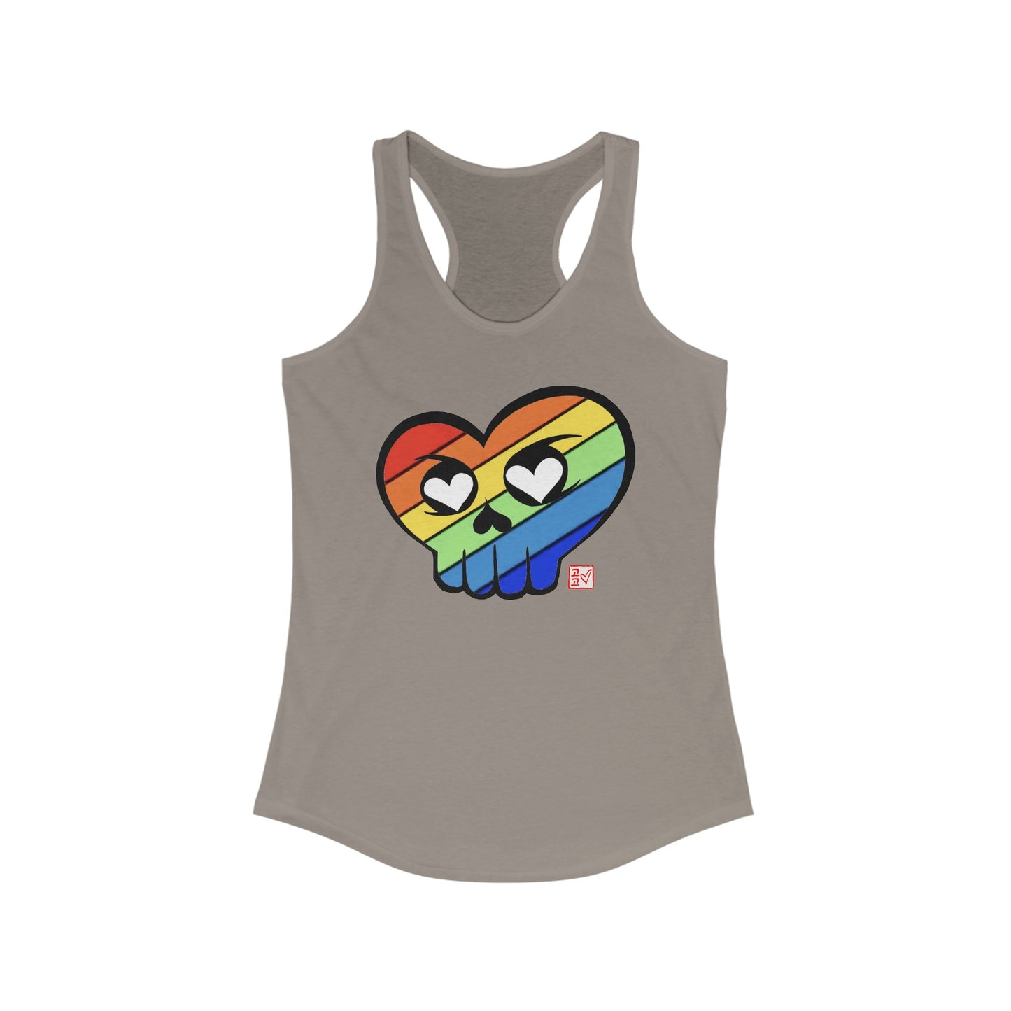 Women's “Rainbow HeartSkulls™️” Tank