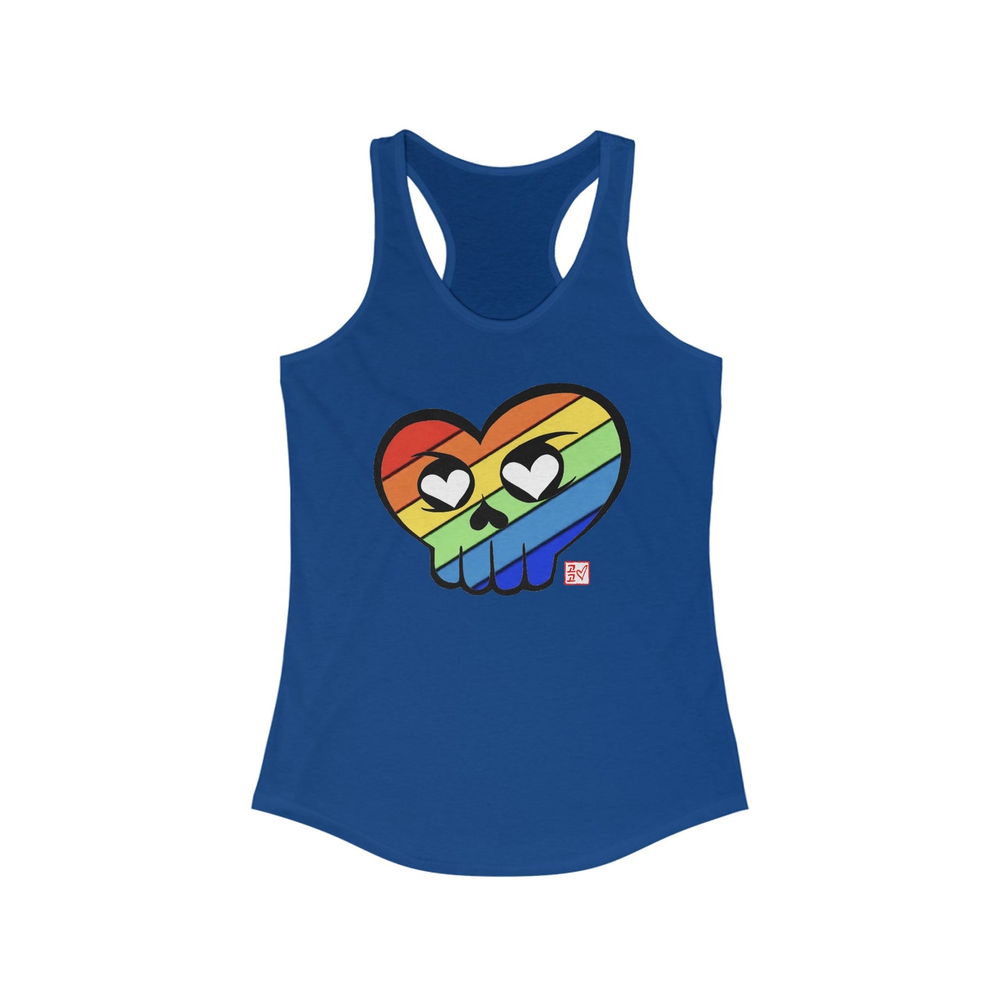 Women's “Rainbow HeartSkulls™️” Tank