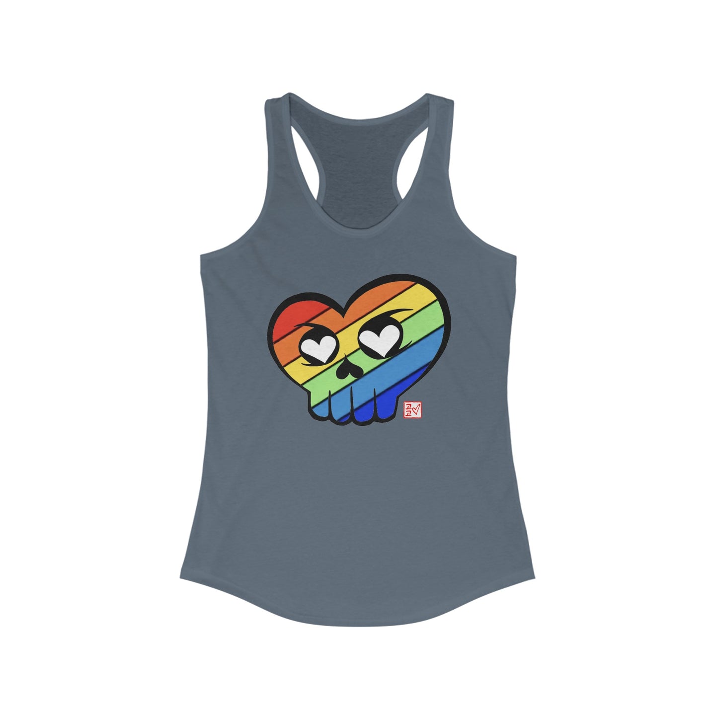 Women's “Rainbow HeartSkulls™️” Tank