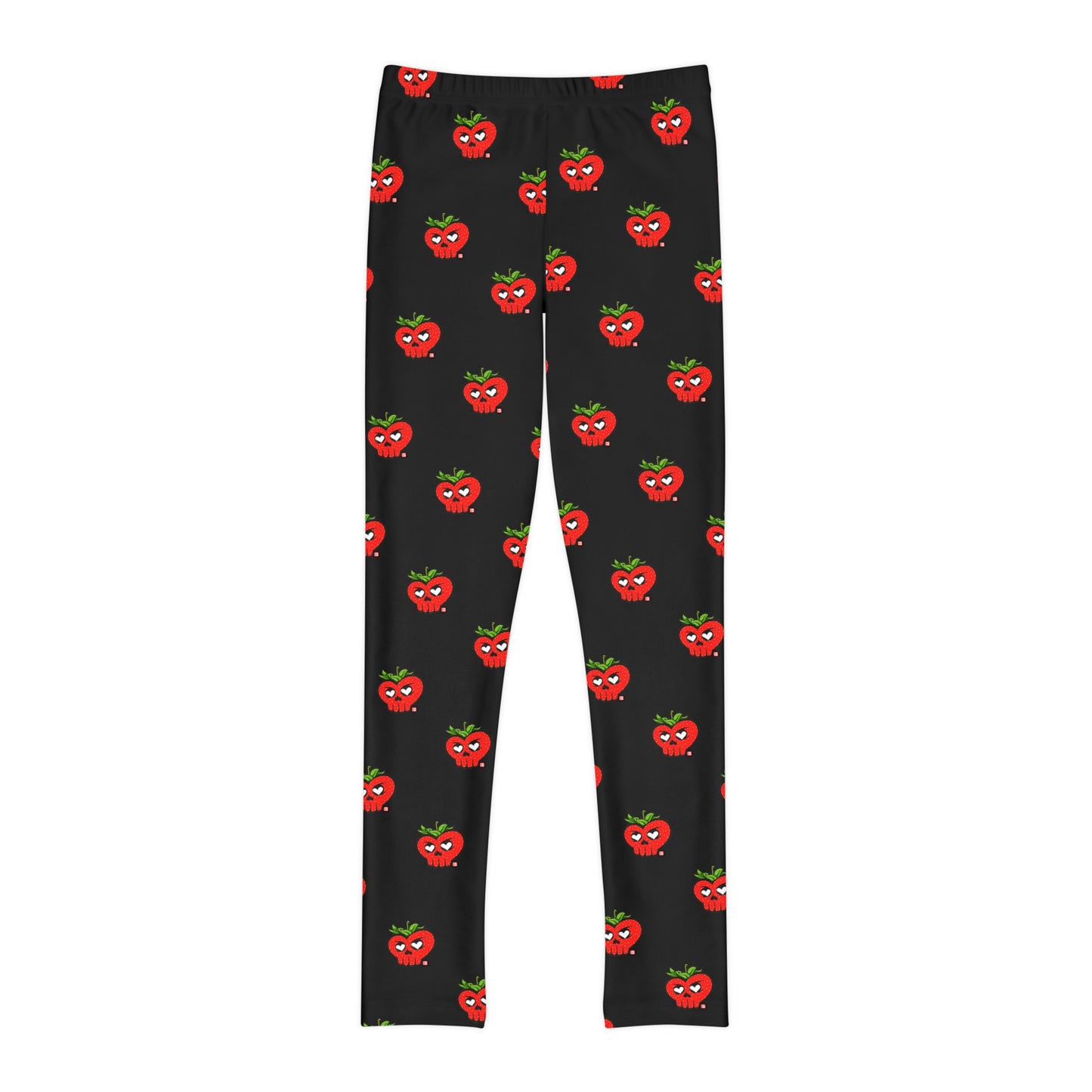 Youth “HeartSkulls™️ Strawberry” Leggings