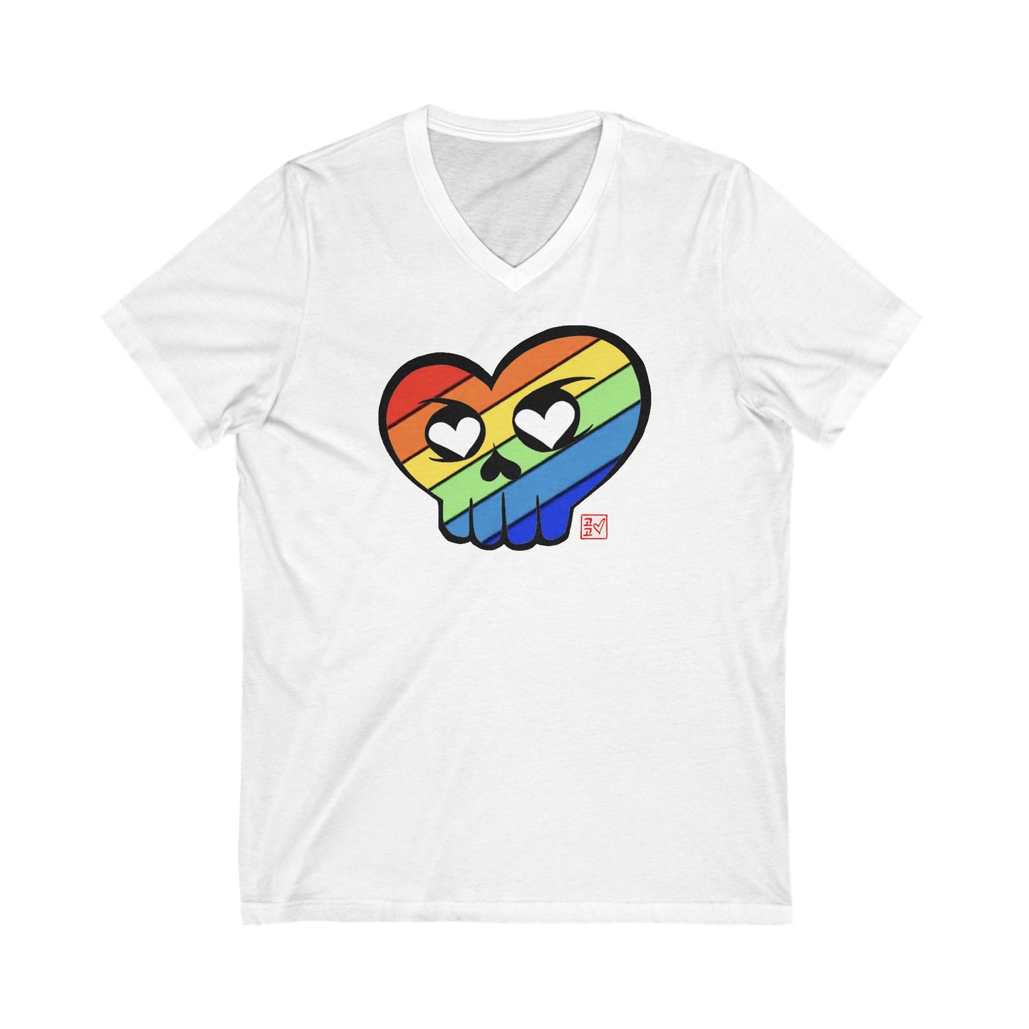 Rainbow HeartSkulls™ by KoKoLove Art