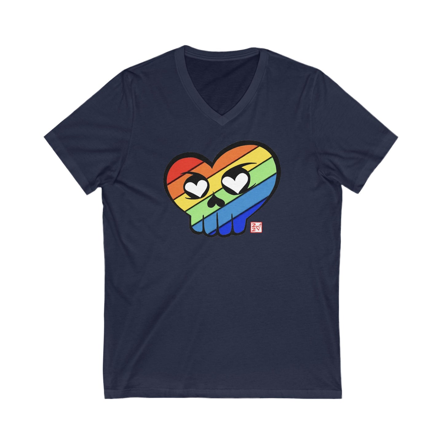 Rainbow HeartSkulls™ by KoKoLove Art