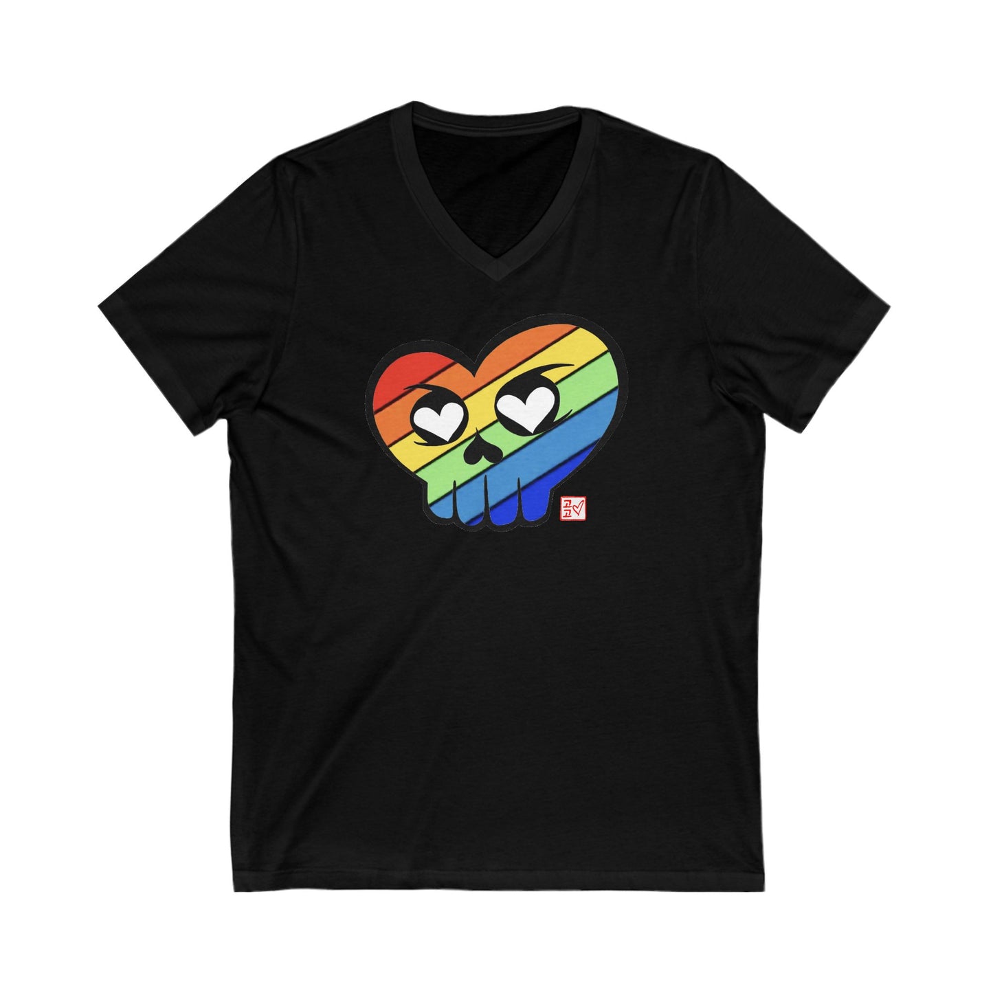 Rainbow HeartSkulls™ by KoKoLove Art