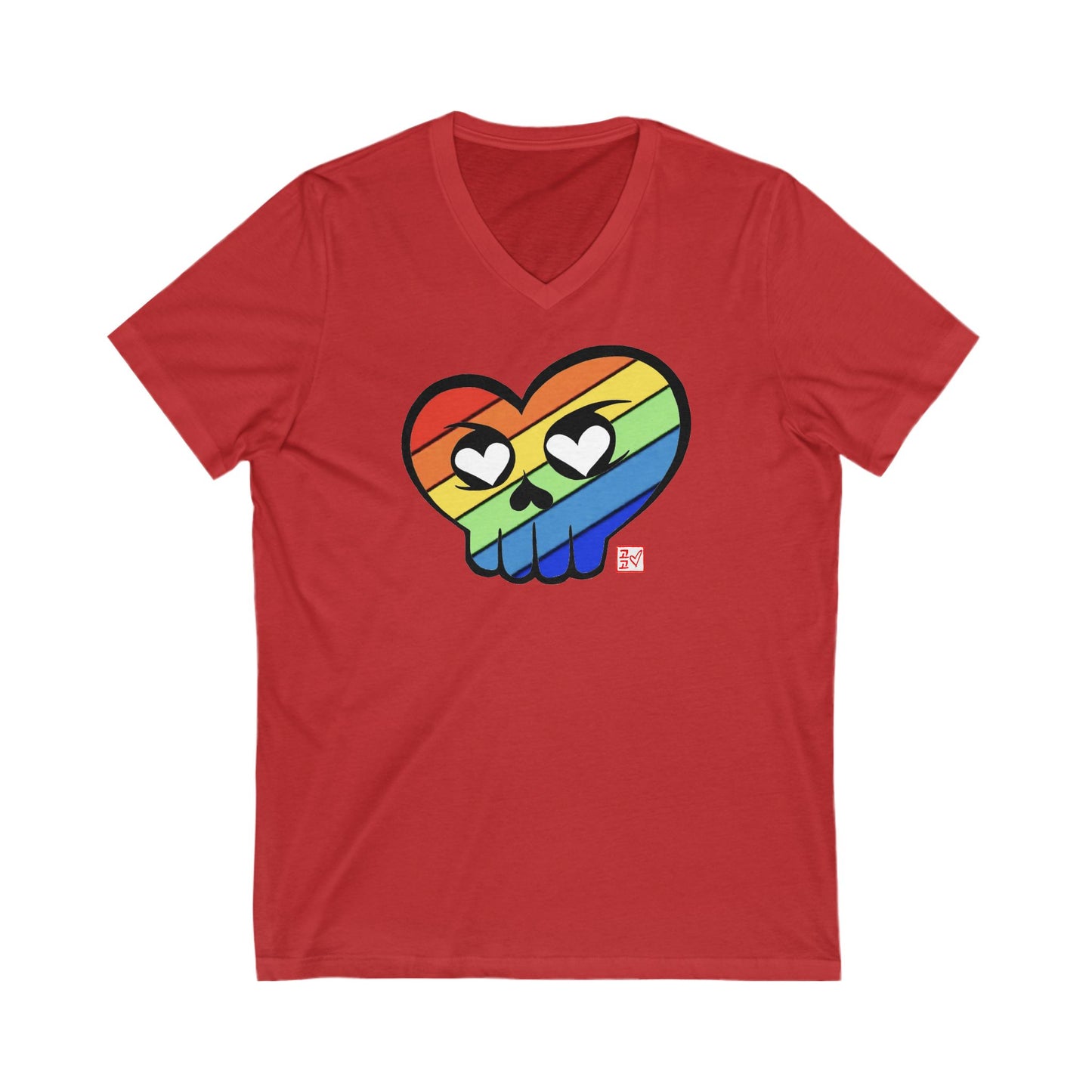 Rainbow HeartSkulls™ by KoKoLove Art