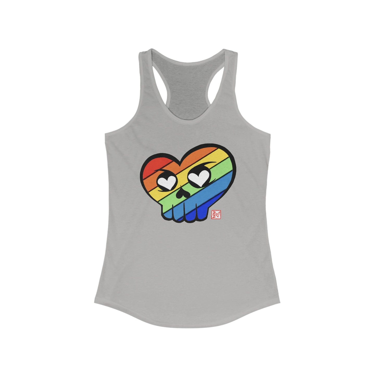 Women's “Rainbow HeartSkulls™️” Tank