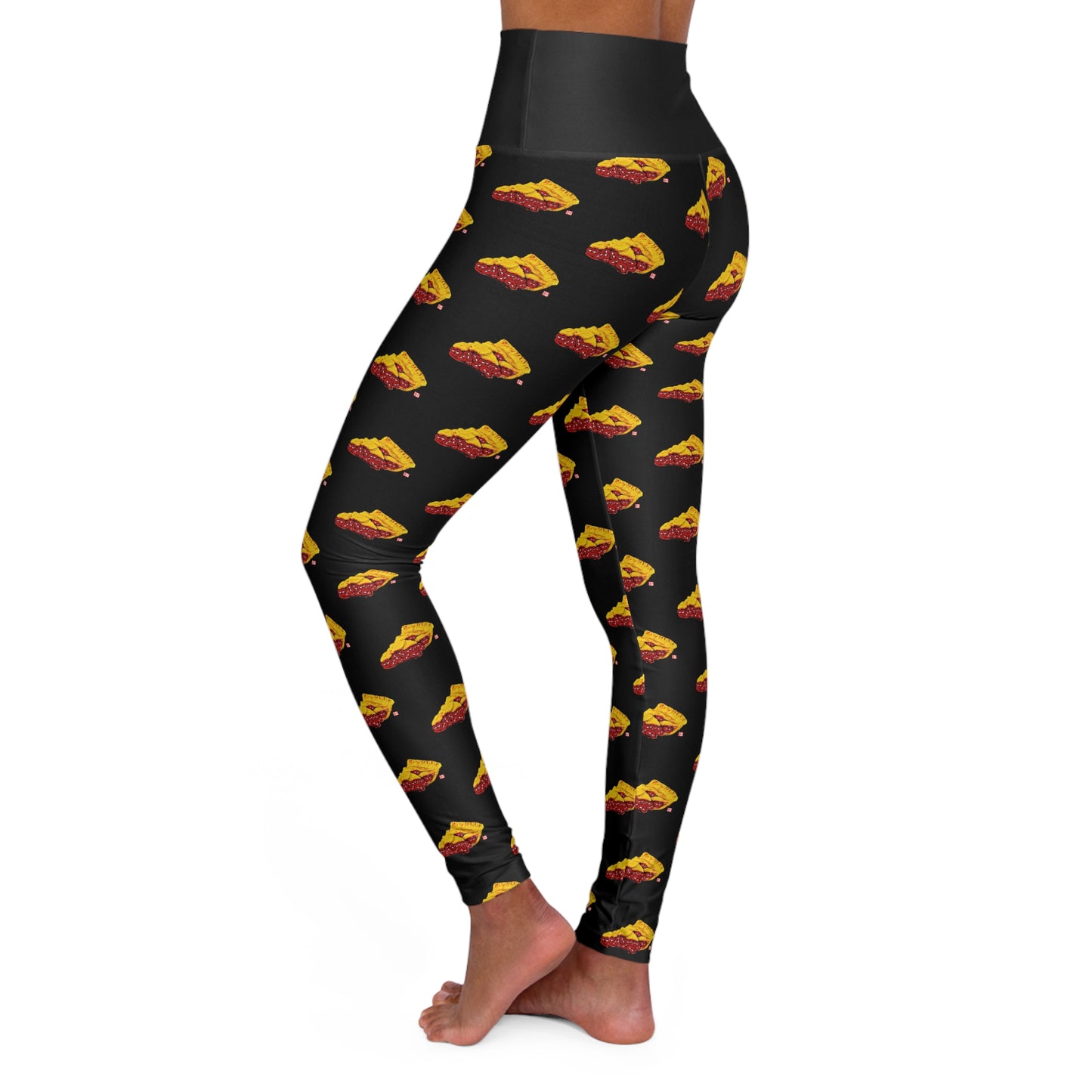 “HeartSkulls™️ Pie” High Waisted Yoga Leggings