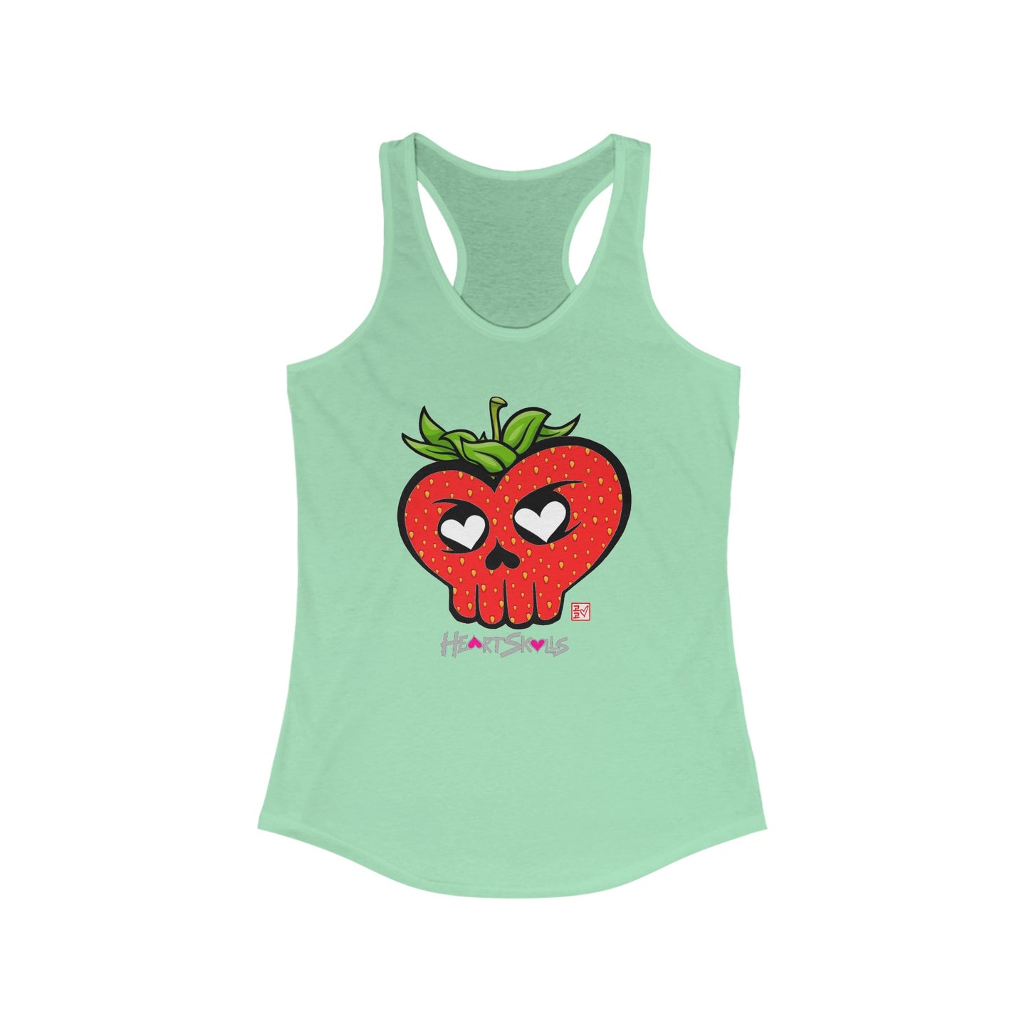 Women's “HeartSkulls™️ Strawberry” Tank