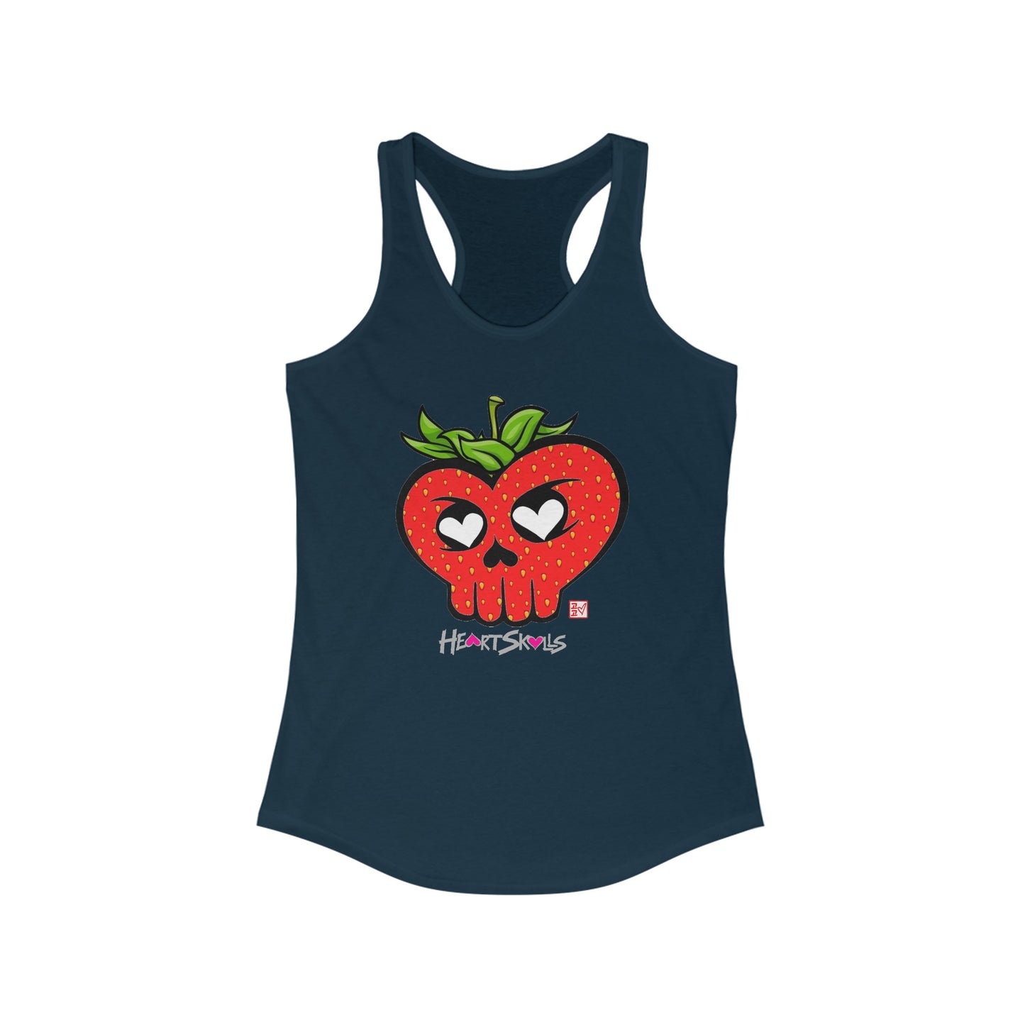 Women's “HeartSkulls™️ Strawberry” Tank