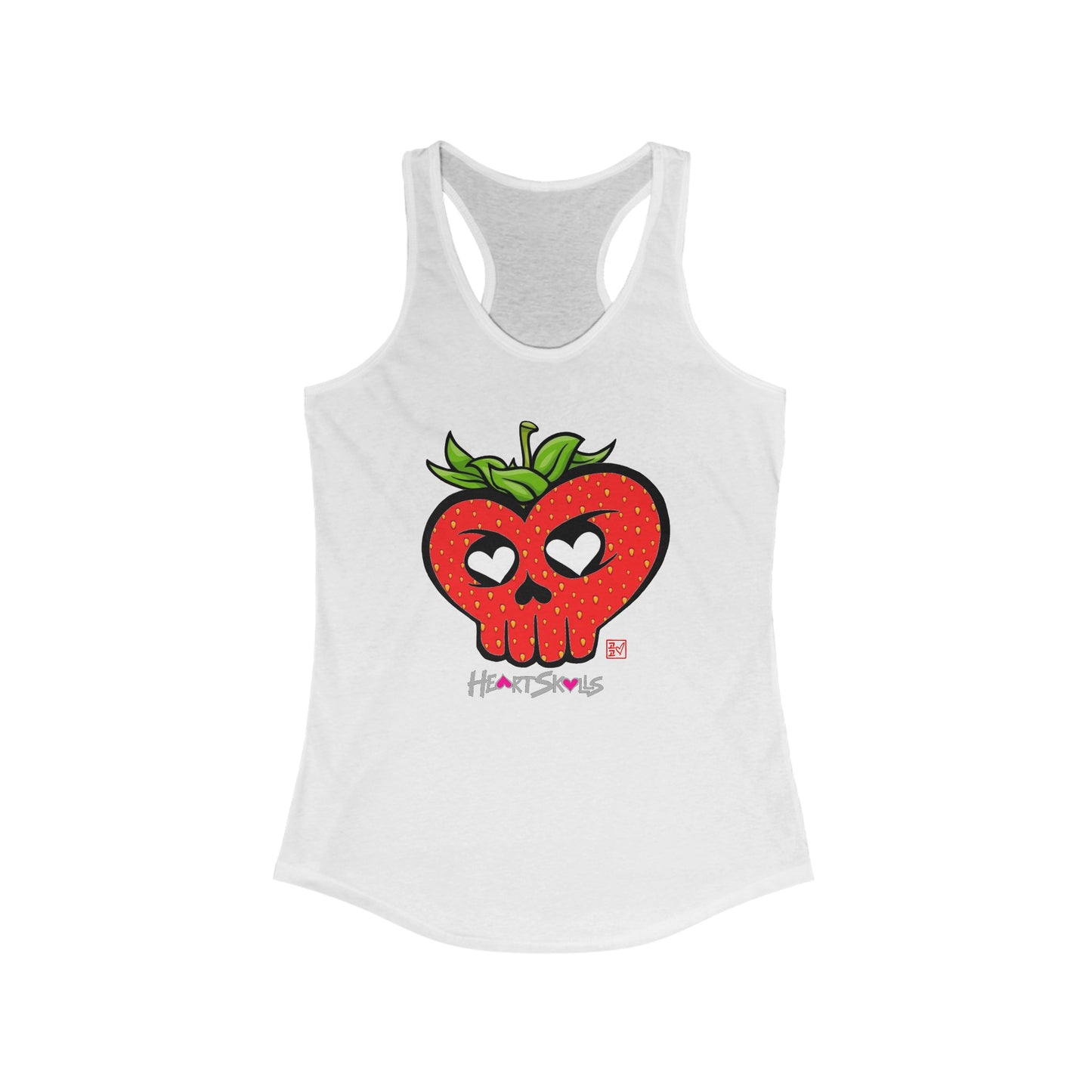 Women's “HeartSkulls™️ Strawberry” Tank