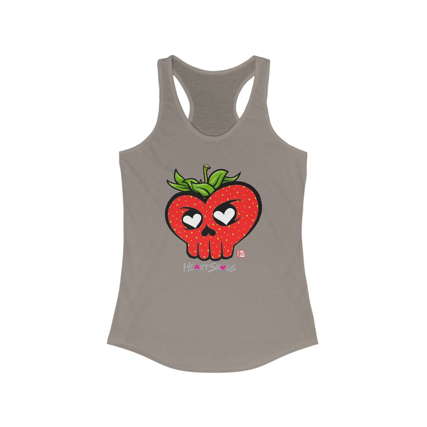 Women's “HeartSkulls™️ Strawberry” Tank