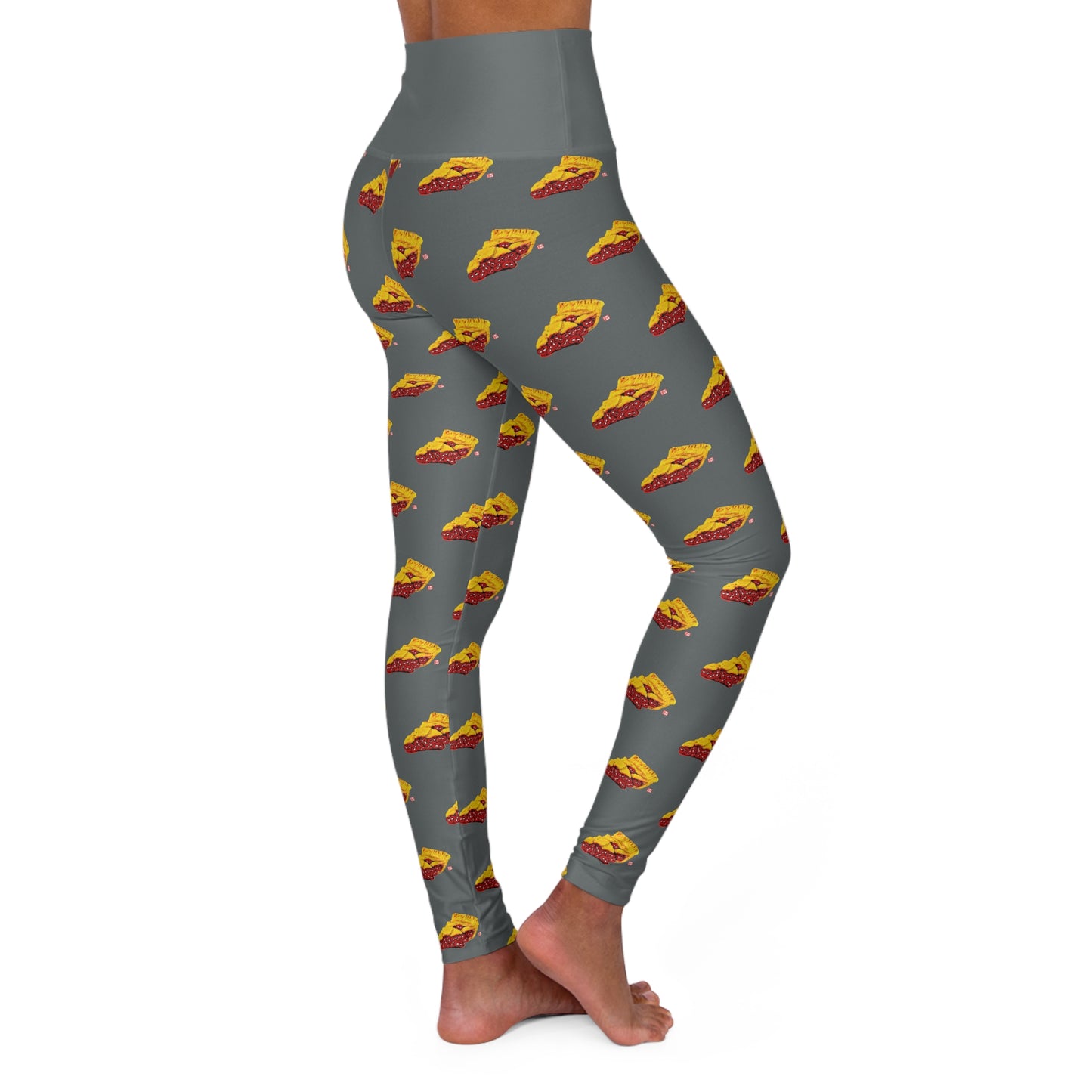 “HeartSkulls™️ Pie” High Waisted Yoga Leggings