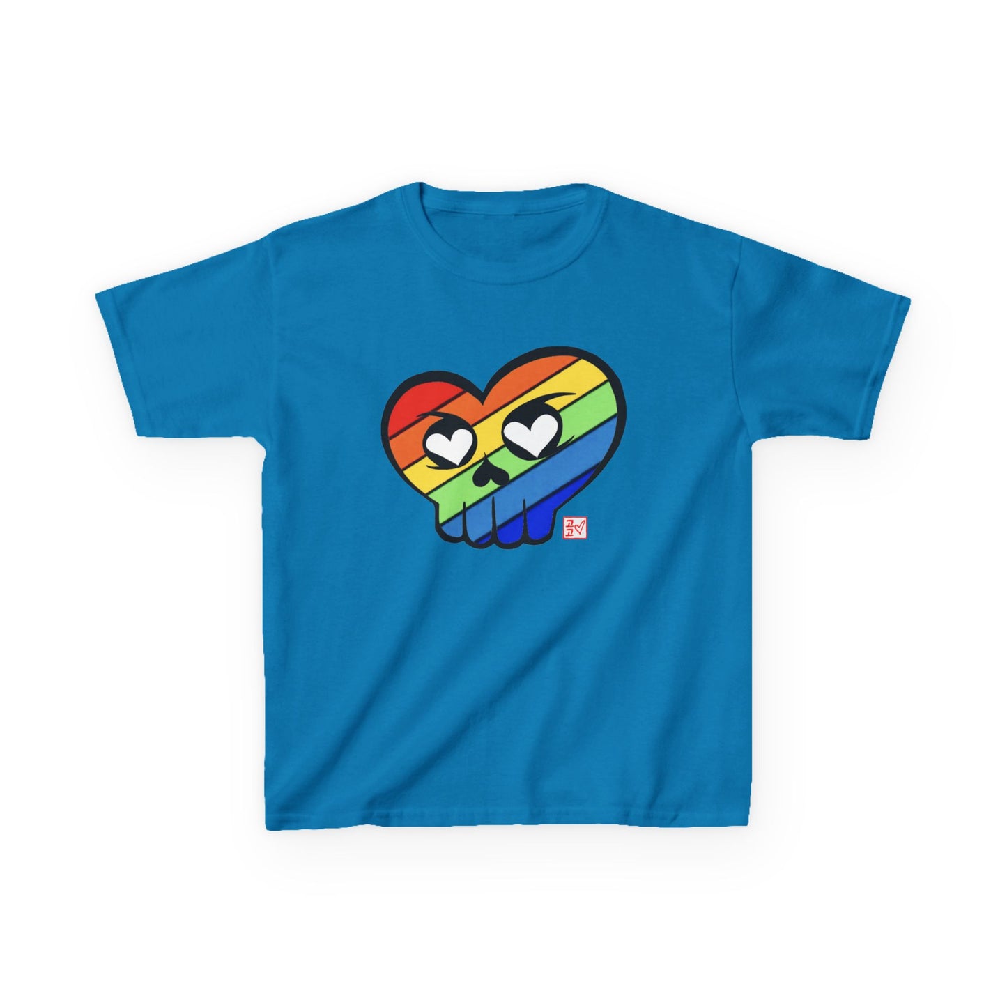 Rainbow HeartSkulls™ by KoKoLove Art