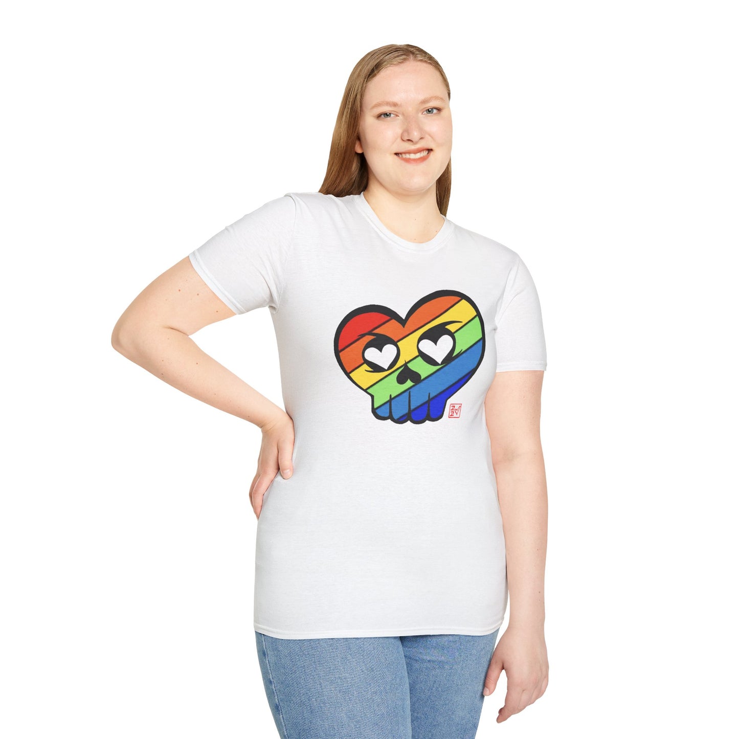 Rainbow HeartSkulls™ by KoKoLove Art