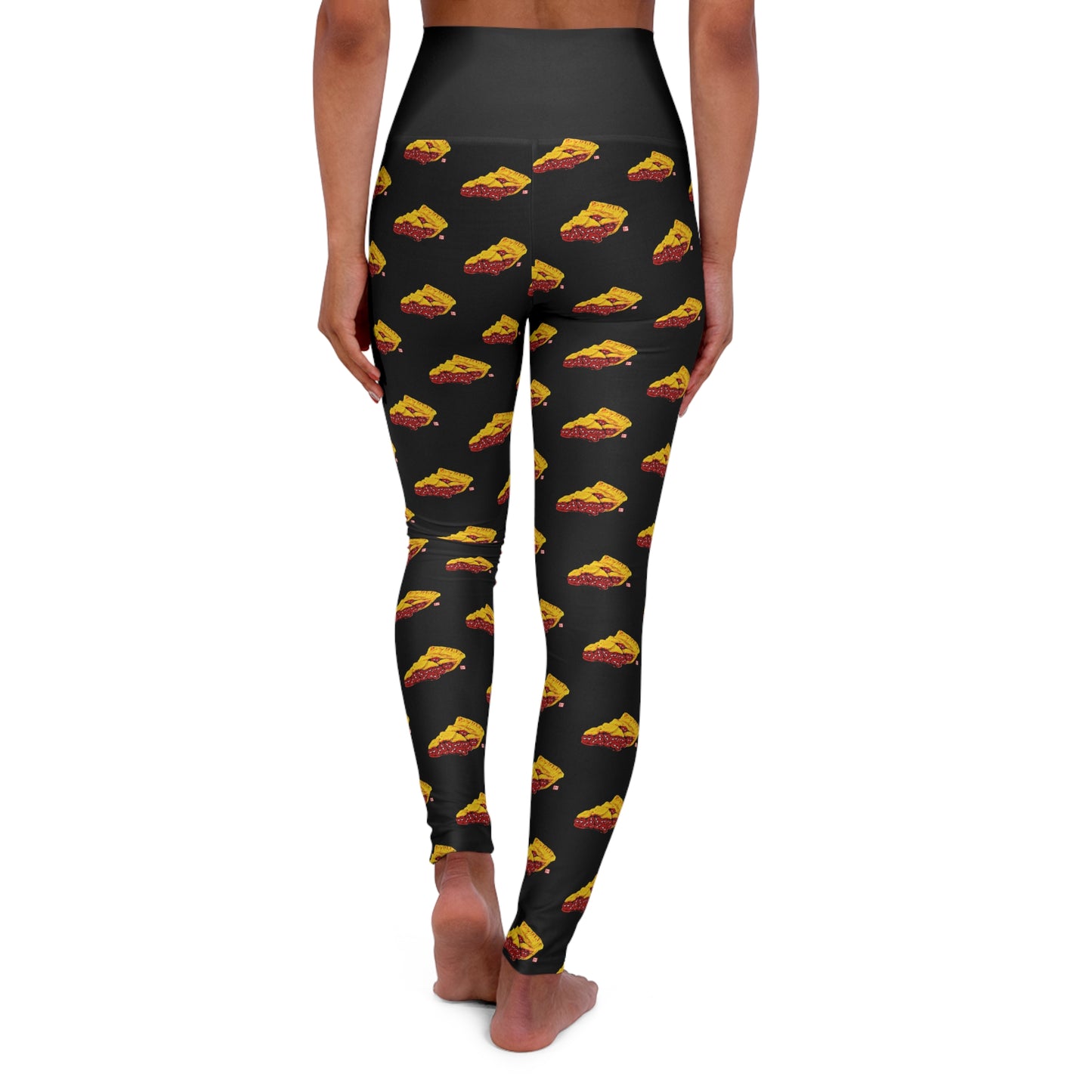 “HeartSkulls™️ Pie” High Waisted Yoga Leggings