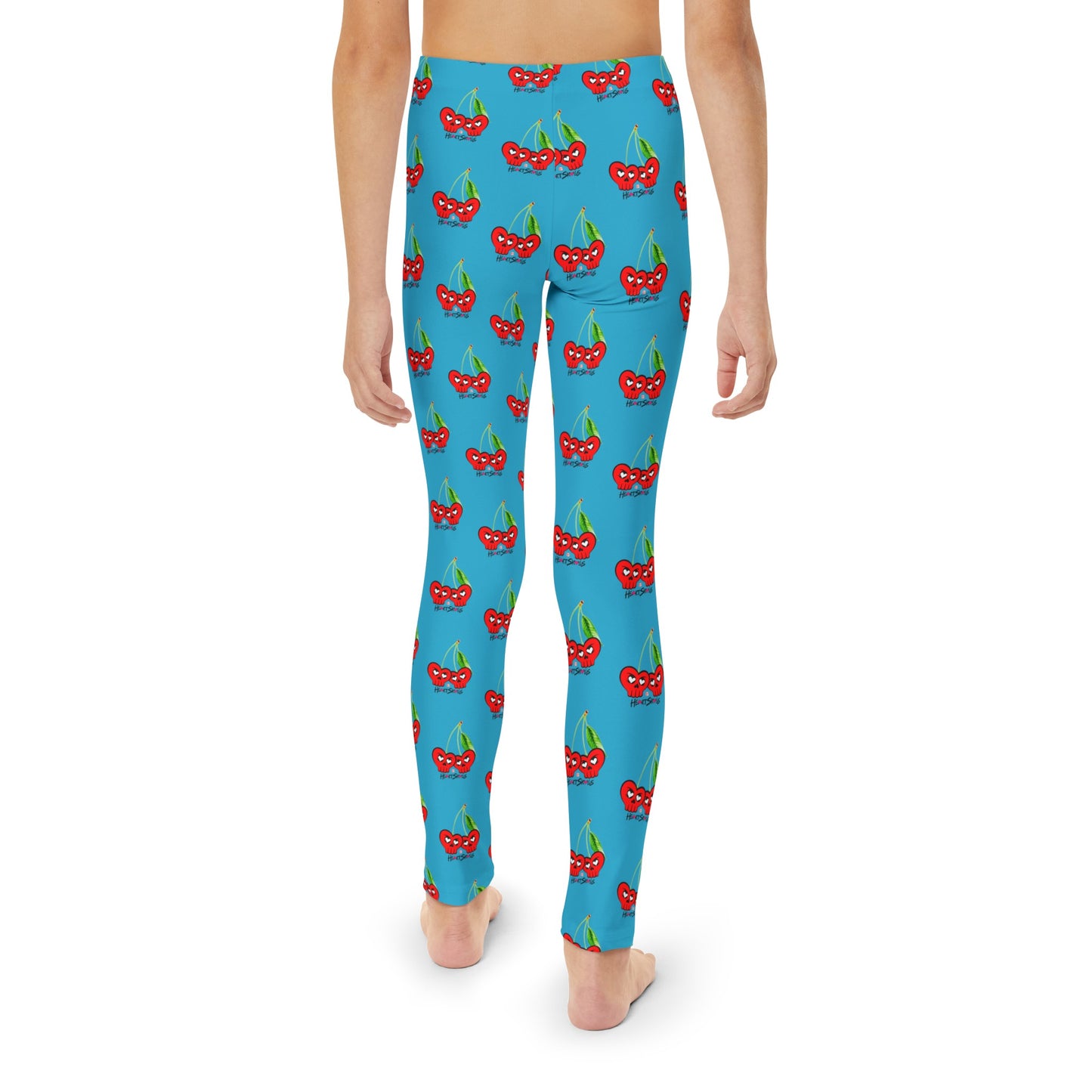 Youth “HeartSkulls™️ Cherries” Leggings