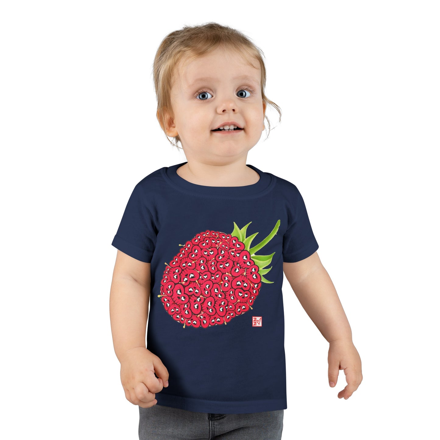 Toddler “HeartSkulls™️ Raspberry”