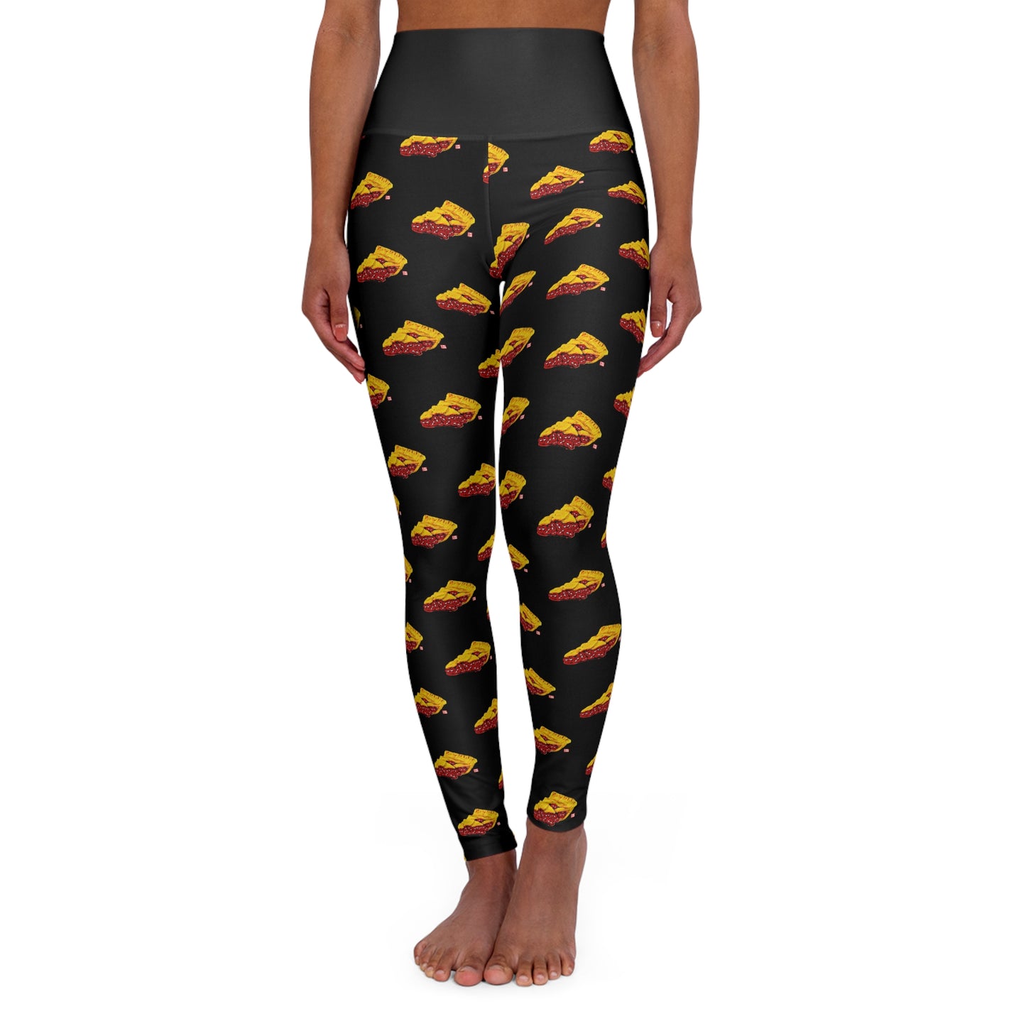 “HeartSkulls™️ Pie” High Waisted Yoga Leggings