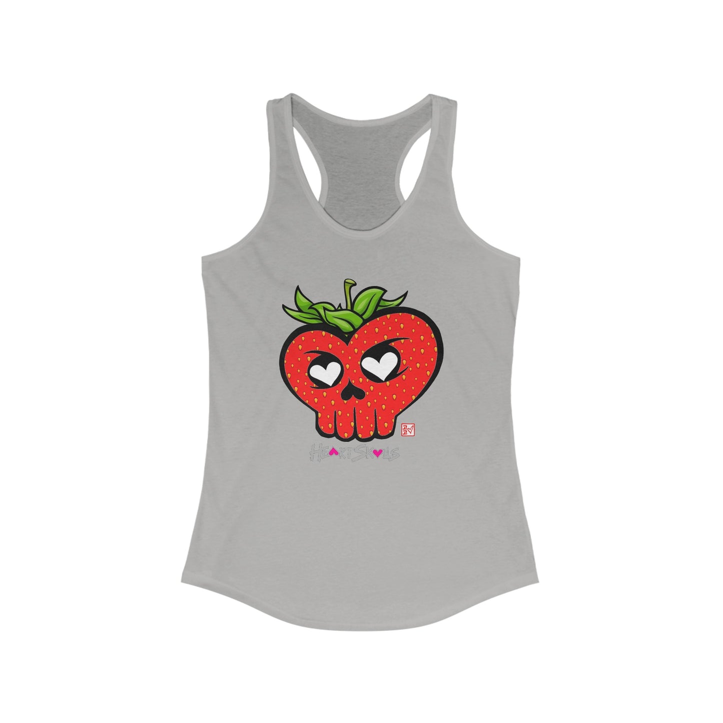 Women's “HeartSkulls™️ Strawberry” Tank