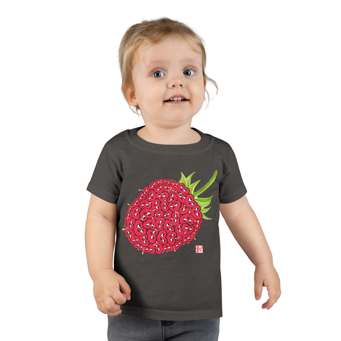 Toddler “HeartSkulls™️ Raspberry”