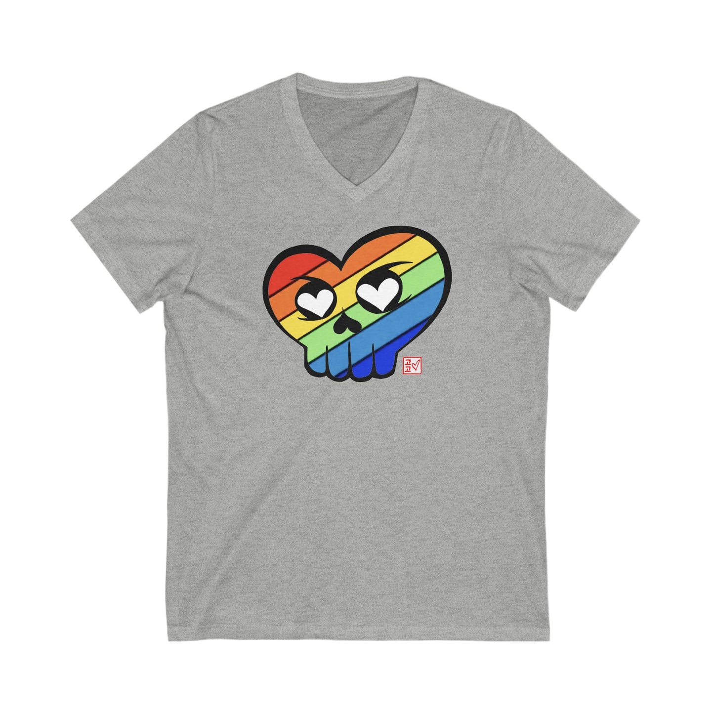 Rainbow HeartSkulls™ by KoKoLove Art