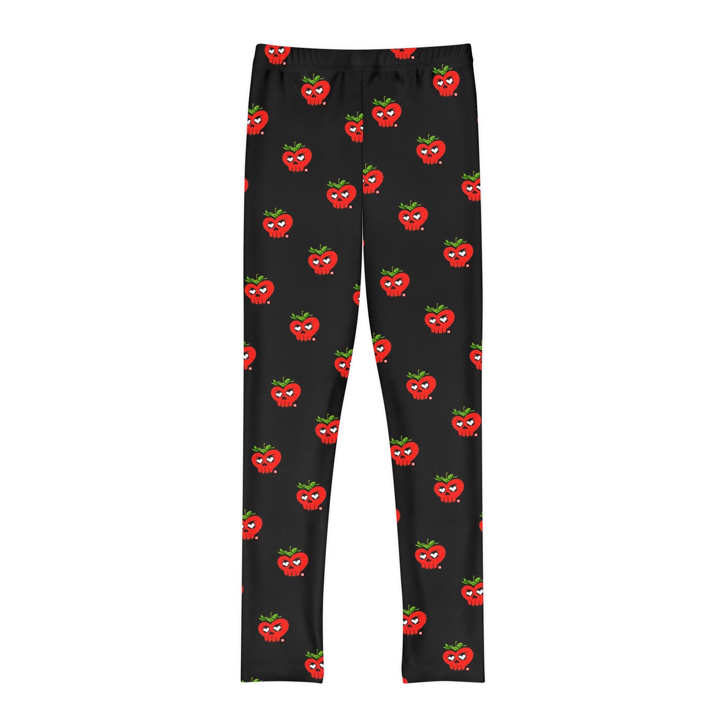 Youth “HeartSkulls™️ Strawberry” Leggings