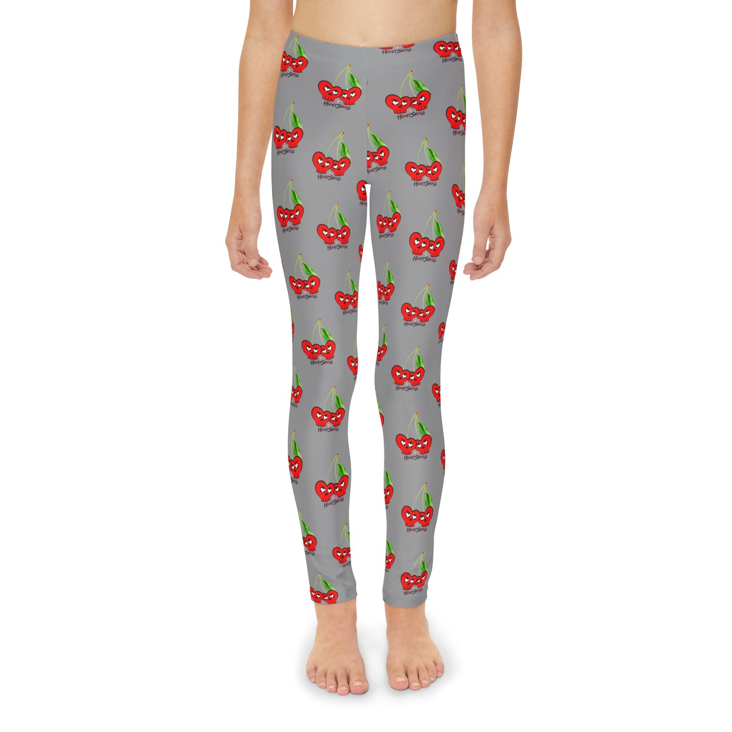 Youth “HeartSkulls™️ Cherries” Leggings