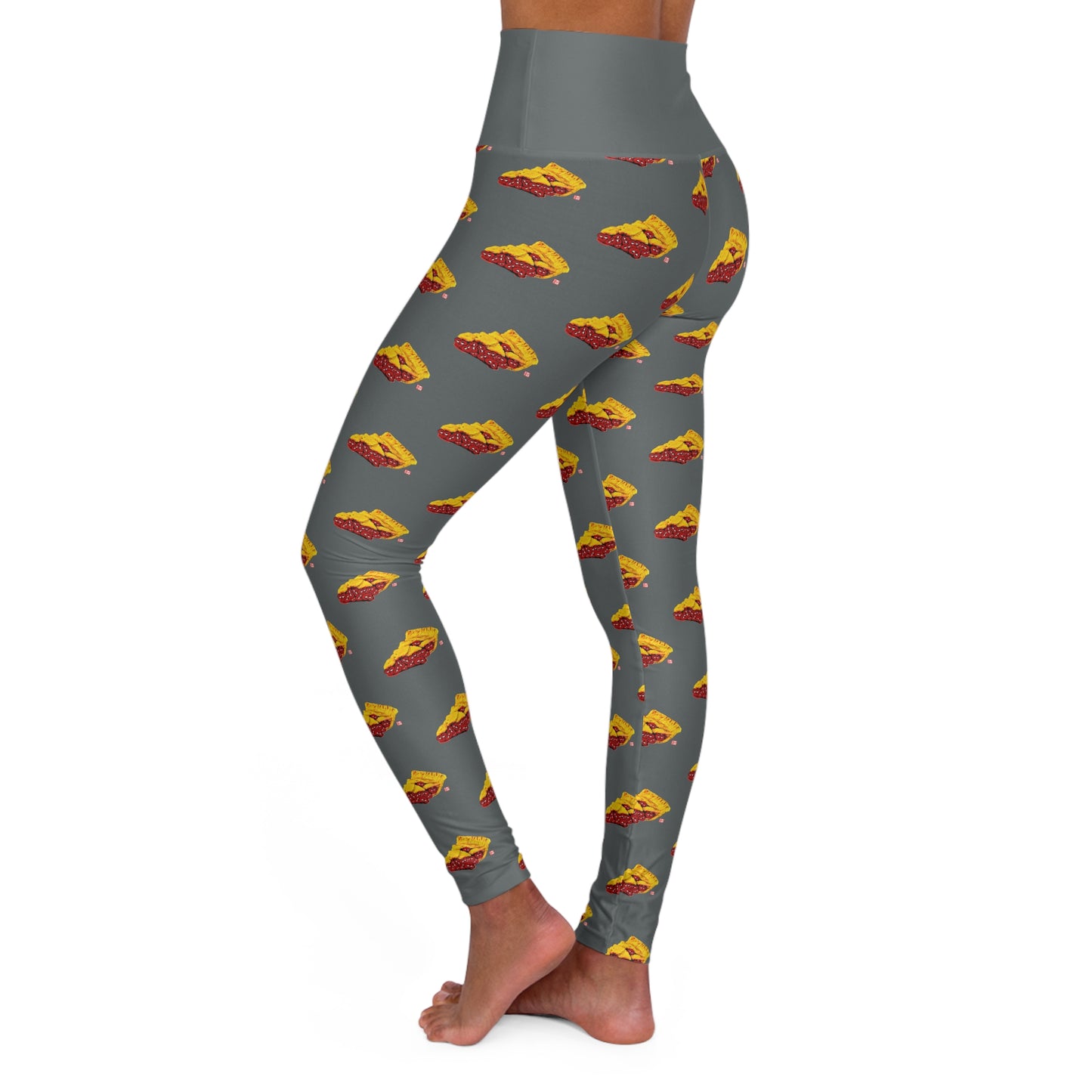 “HeartSkulls™️ Pie” High Waisted Yoga Leggings