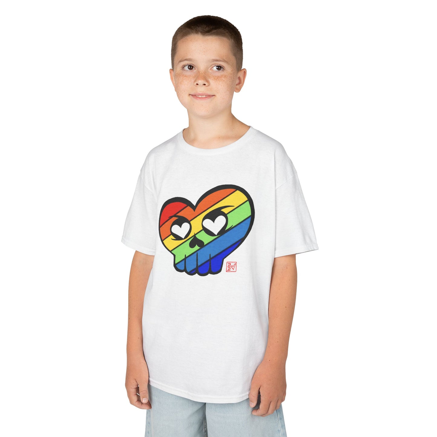 Rainbow HeartSkulls™ by KoKoLove Art