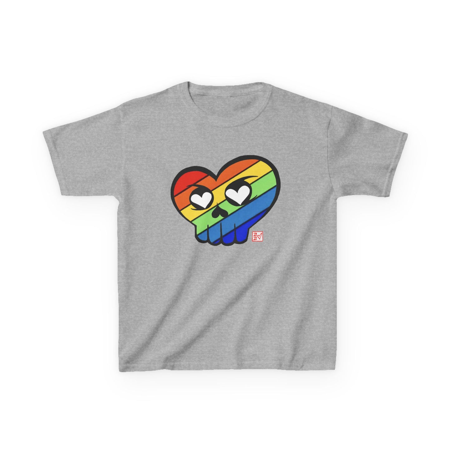 Rainbow HeartSkulls™ by KoKoLove Art