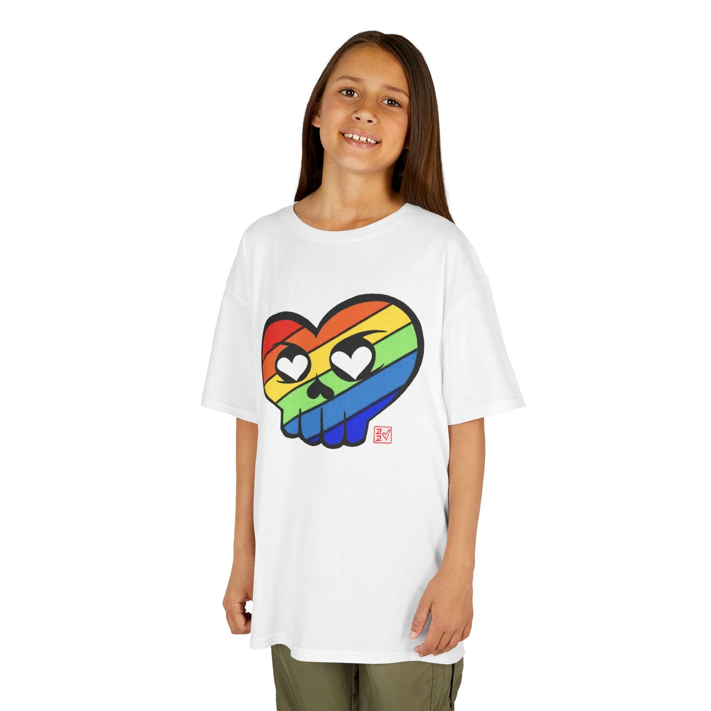 Rainbow HeartSkulls™ by KoKoLove Art