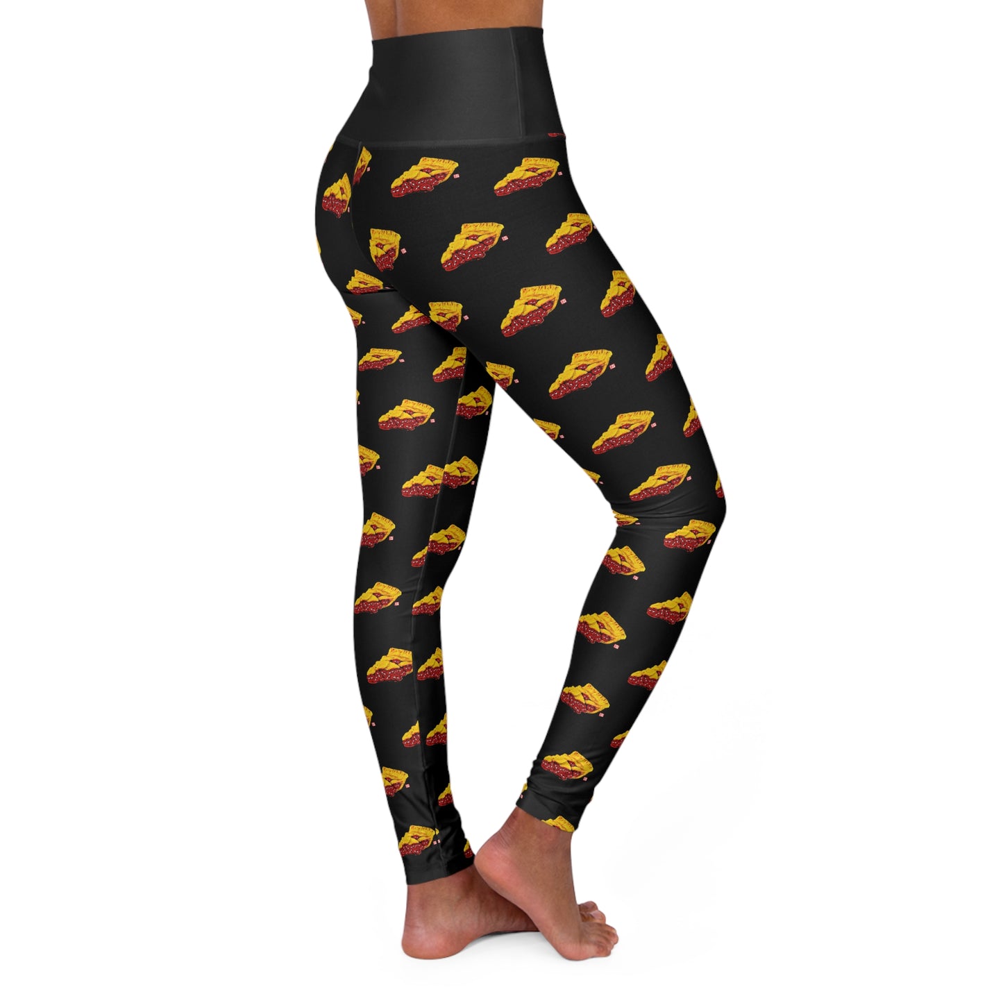 “HeartSkulls™️ Pie” High Waisted Yoga Leggings