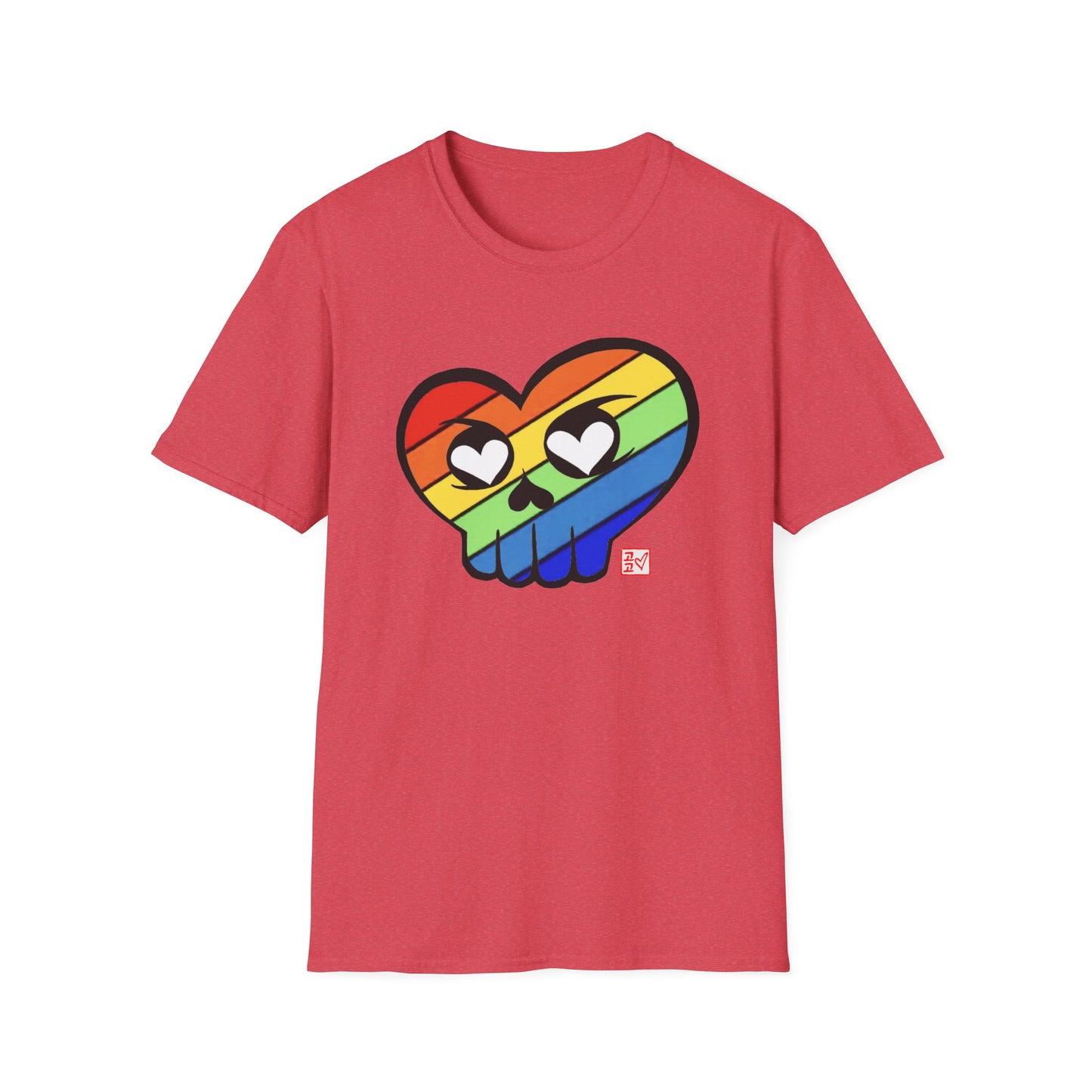 Rainbow HeartSkulls™ by KoKoLove Art