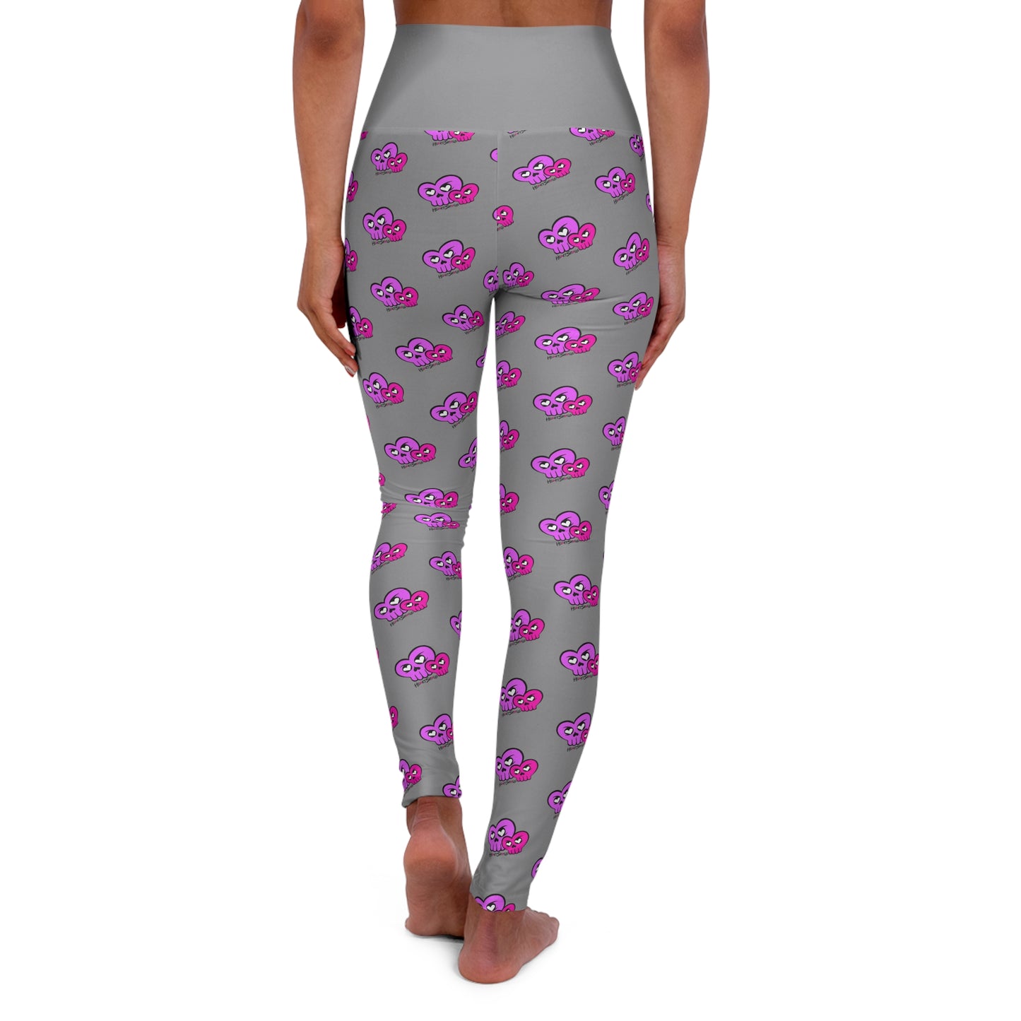 “HeartSkulls™️ Besties” High Waisted Yoga Leggings