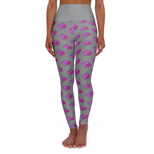 “HeartSkulls™️ Besties” High Waisted Yoga Leggings