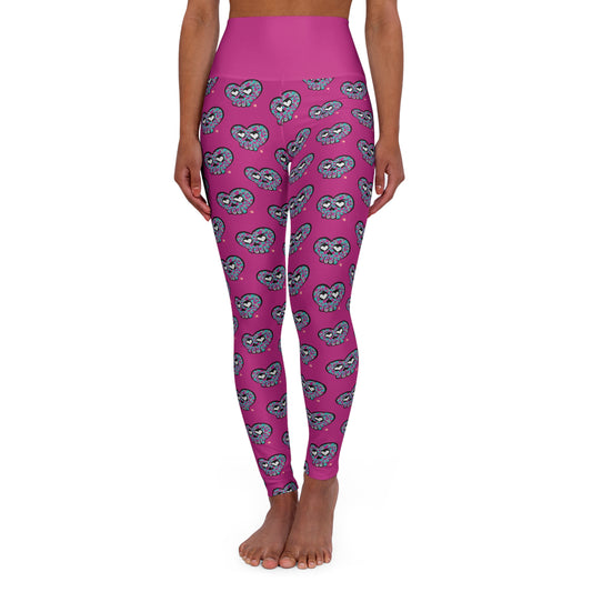 “HeartSkulls™️ #3” High Waisted Yoga Leggings