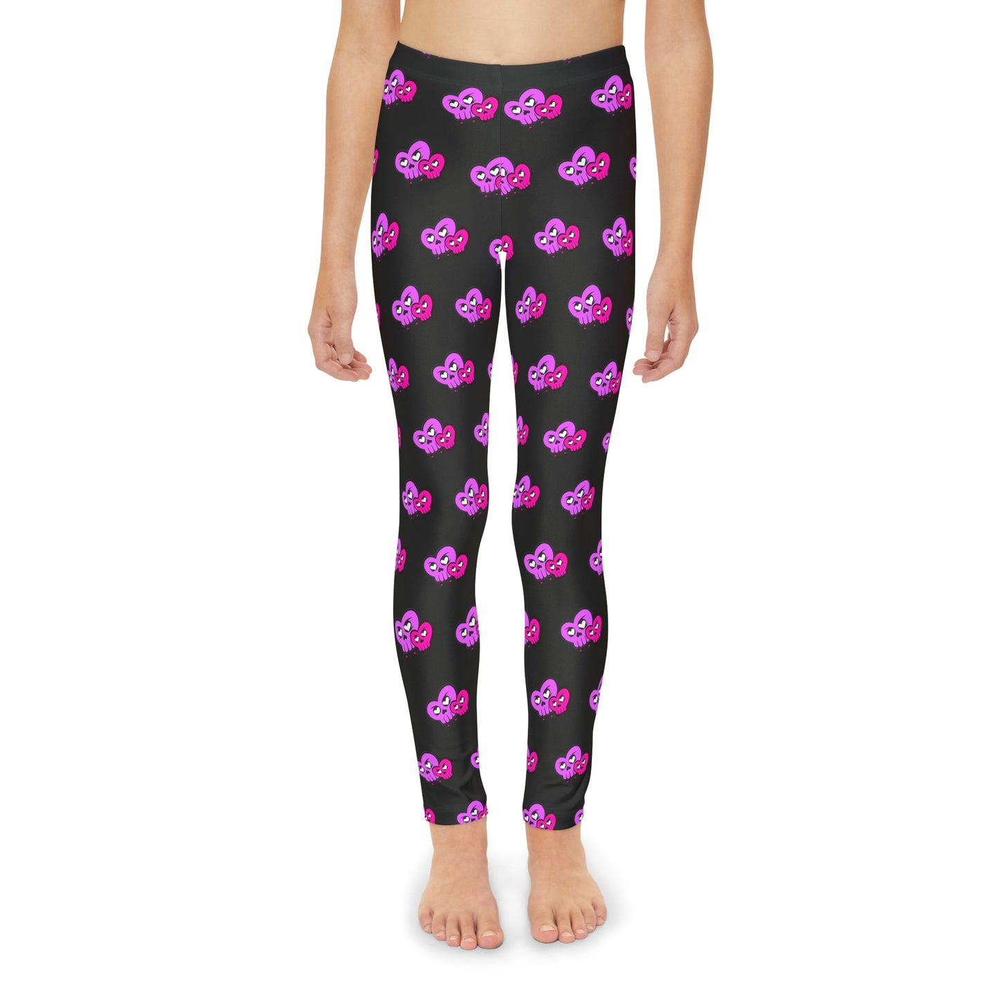 Youth “HeartSkulls™️ Besties” Leggings