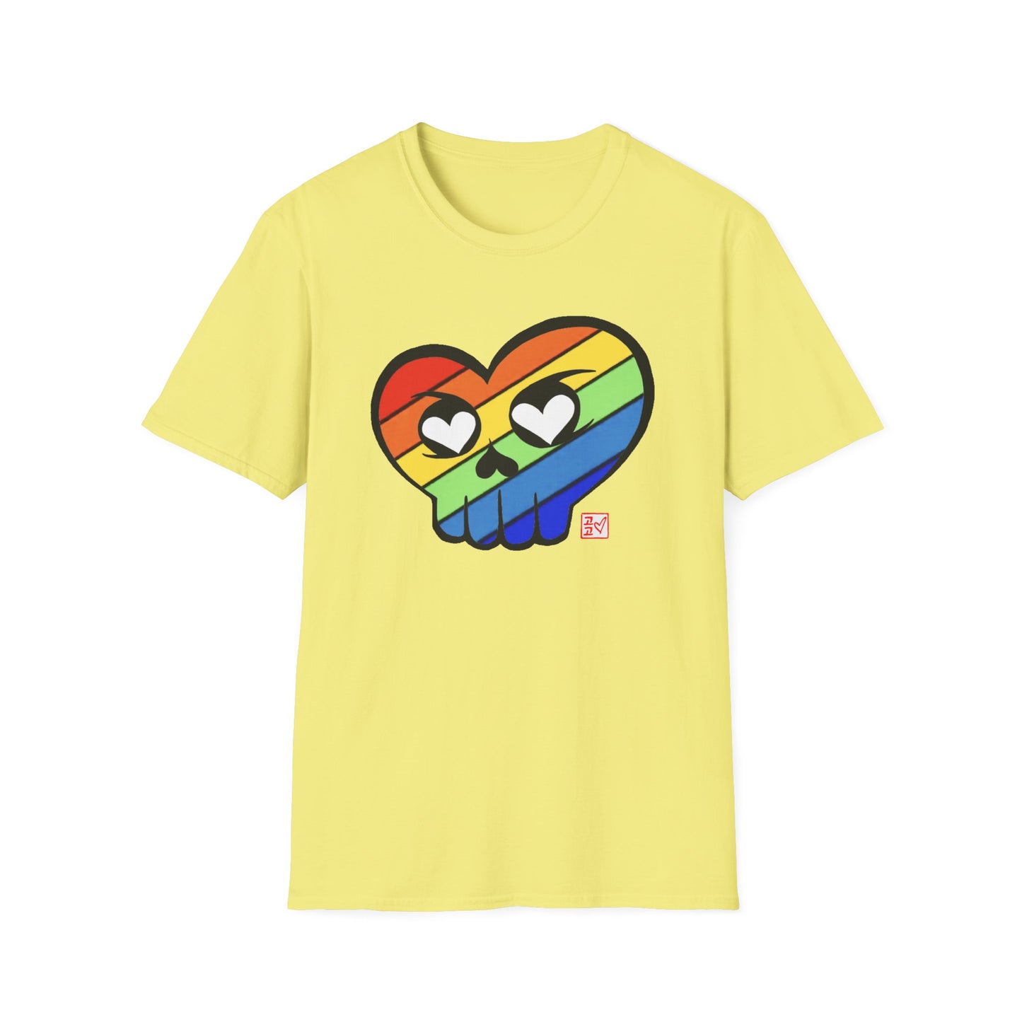 Rainbow HeartSkulls™ by KoKoLove Art