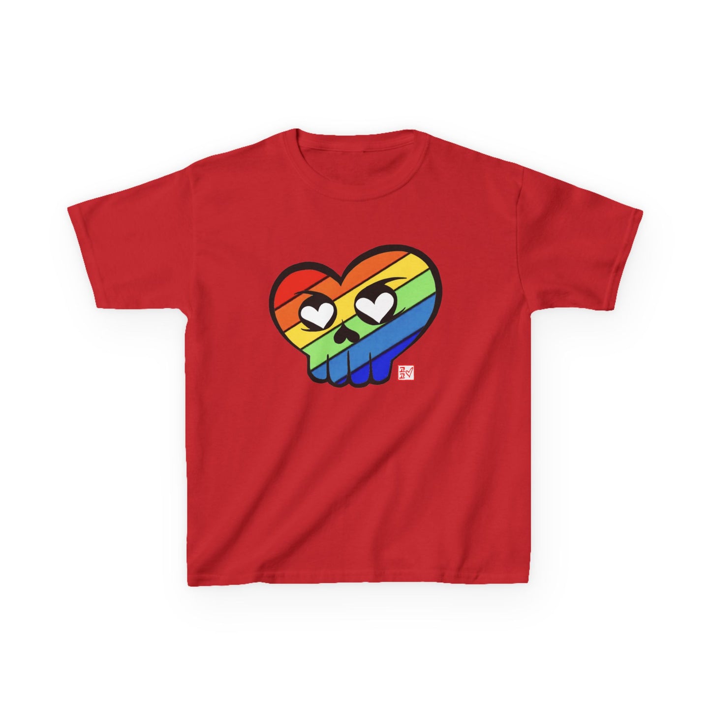 Rainbow HeartSkulls™ by KoKoLove Art
