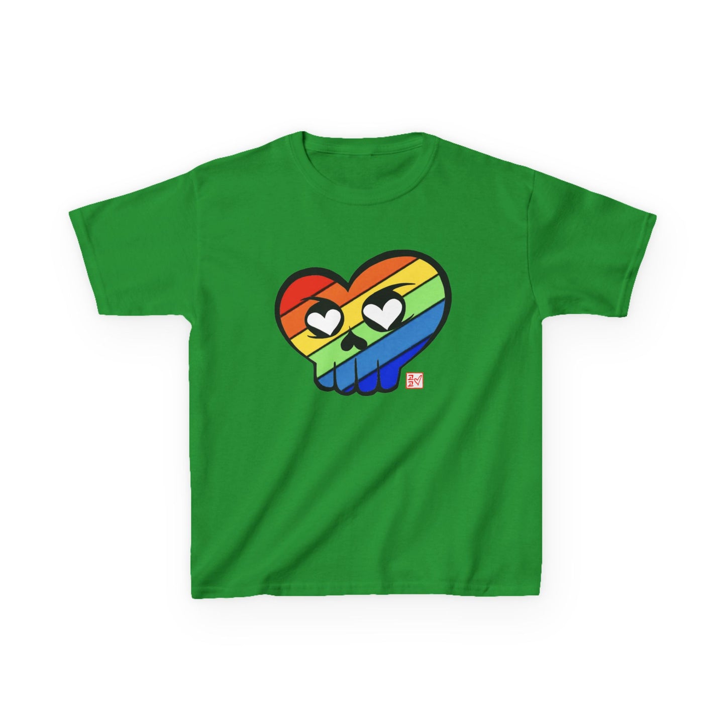 Rainbow HeartSkulls™ by KoKoLove Art