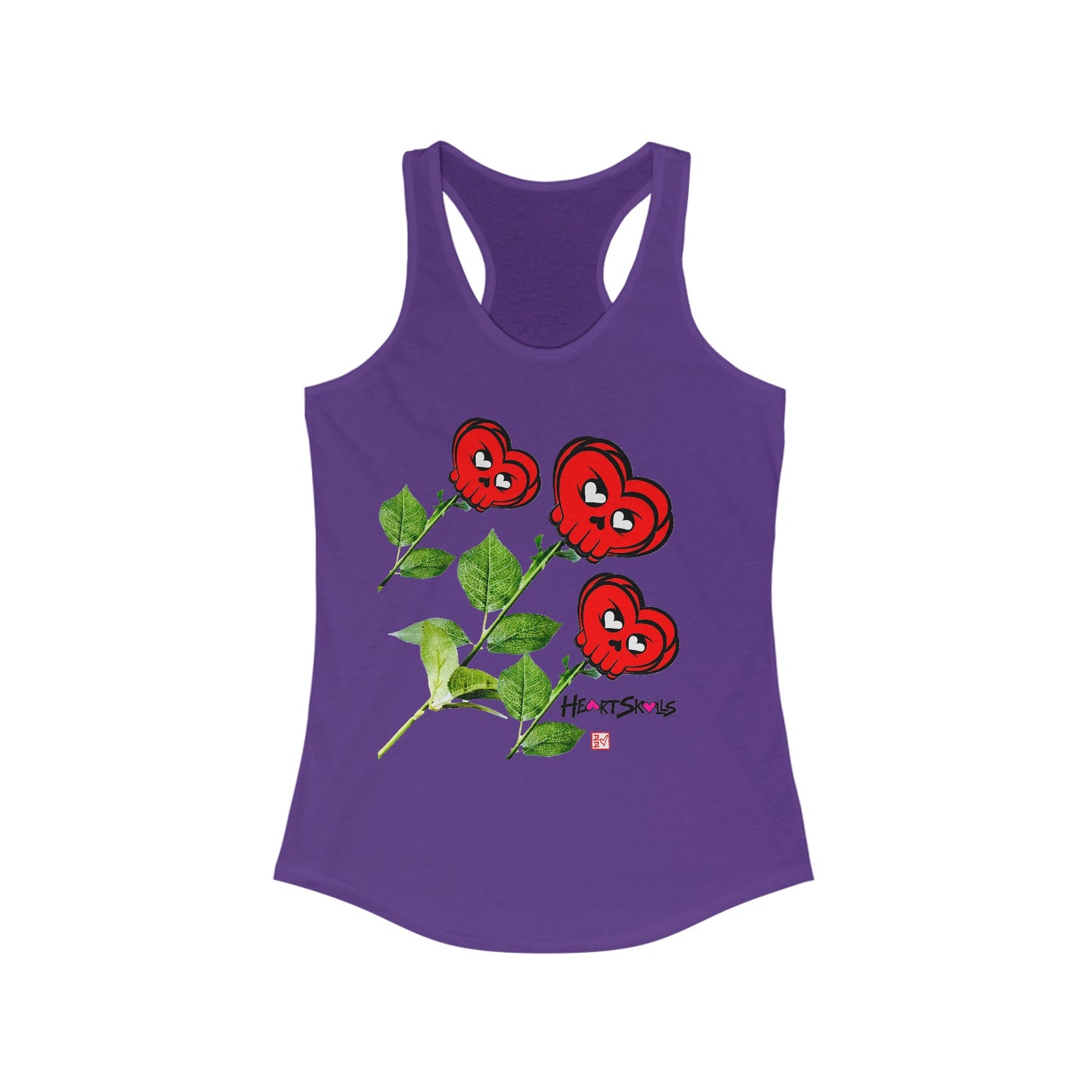 Women's “HeartSkulls™️ Roses” Tank