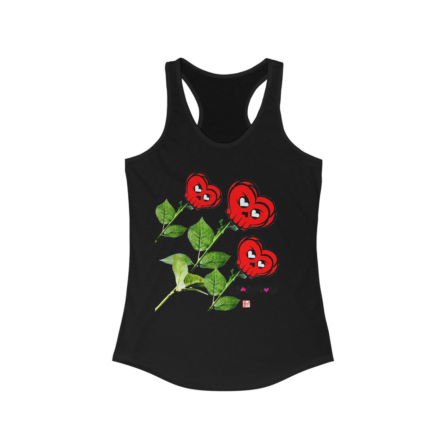 Women's “HeartSkulls™️ Roses” Tank