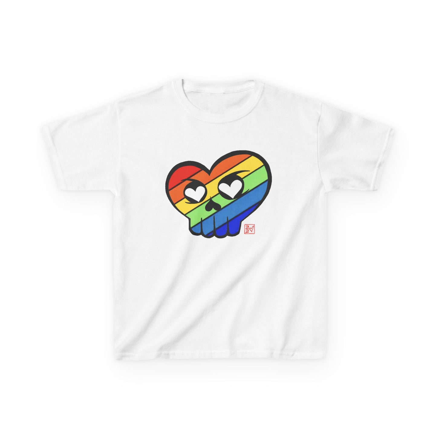 Rainbow HeartSkulls™ by KoKoLove Art
