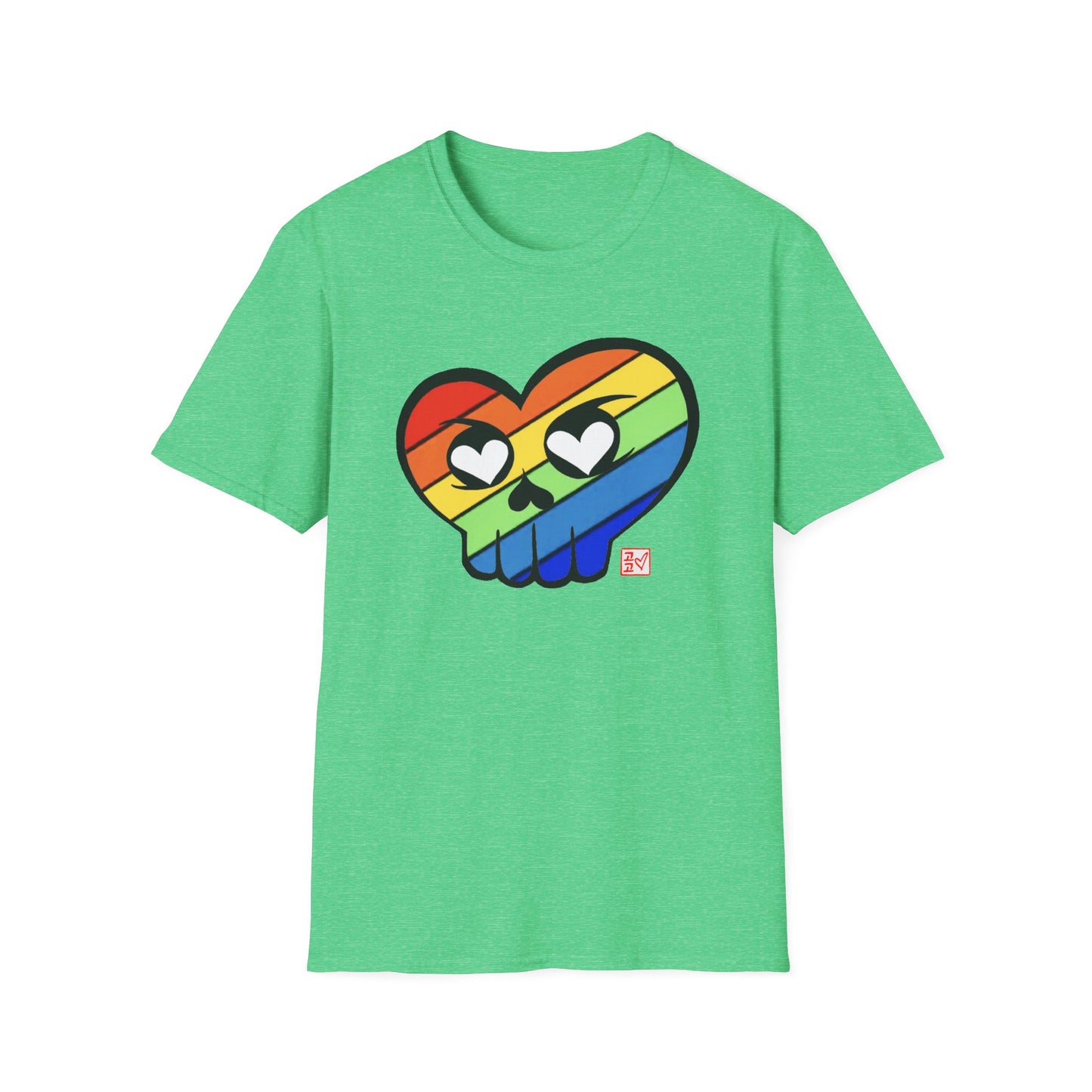 Rainbow HeartSkulls™ by KoKoLove Art